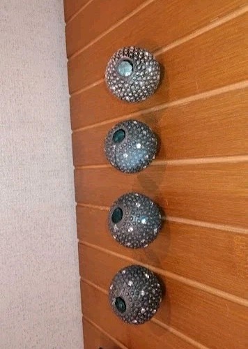 Vintage Metal Crystal Jewel Balls 1.25″ Round Set Of 4 Open Slit / Hole UNKNOWN