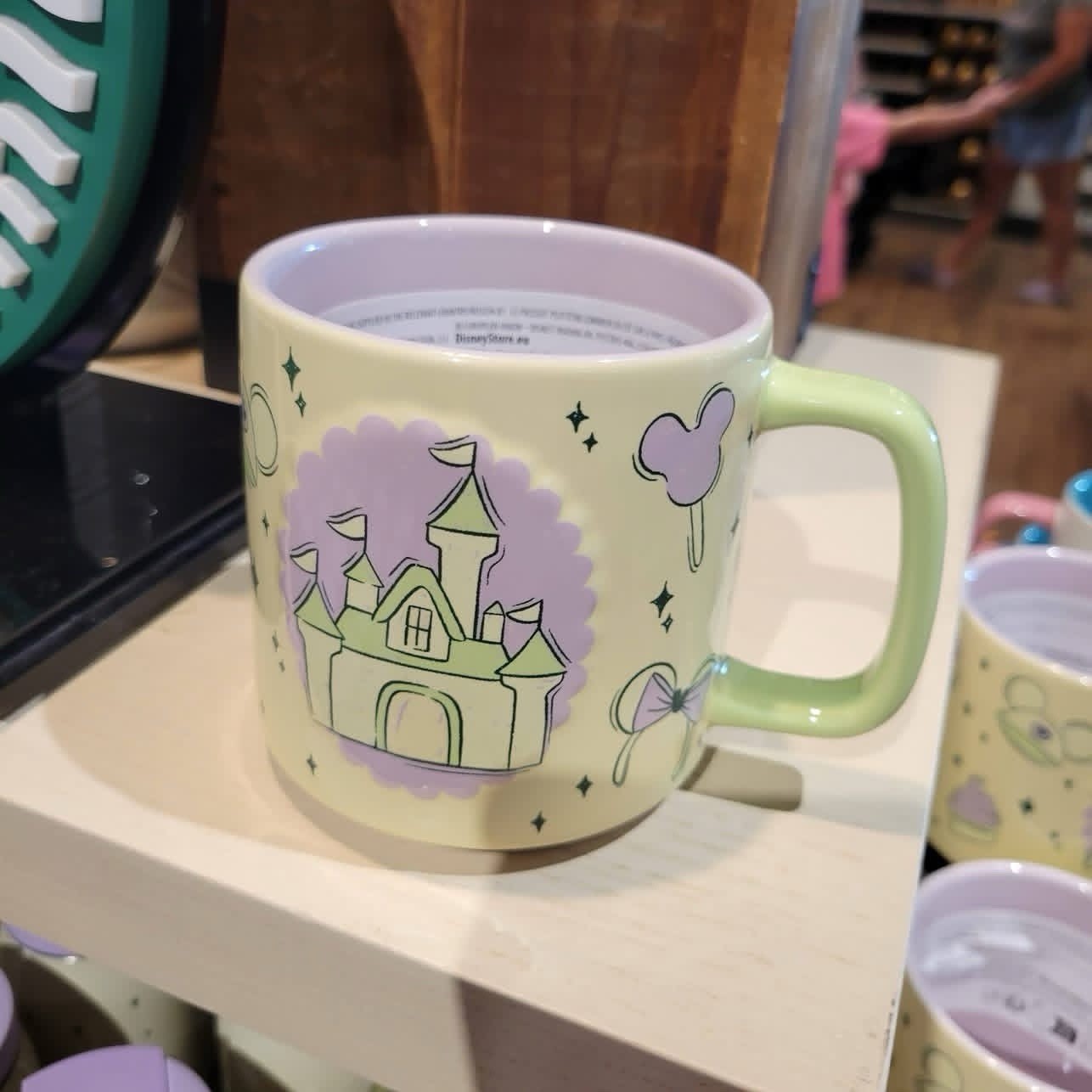 Disney Parks 2026 Starbucks Summertime Castle Lavender Matcha Ceramic Coffee Mug