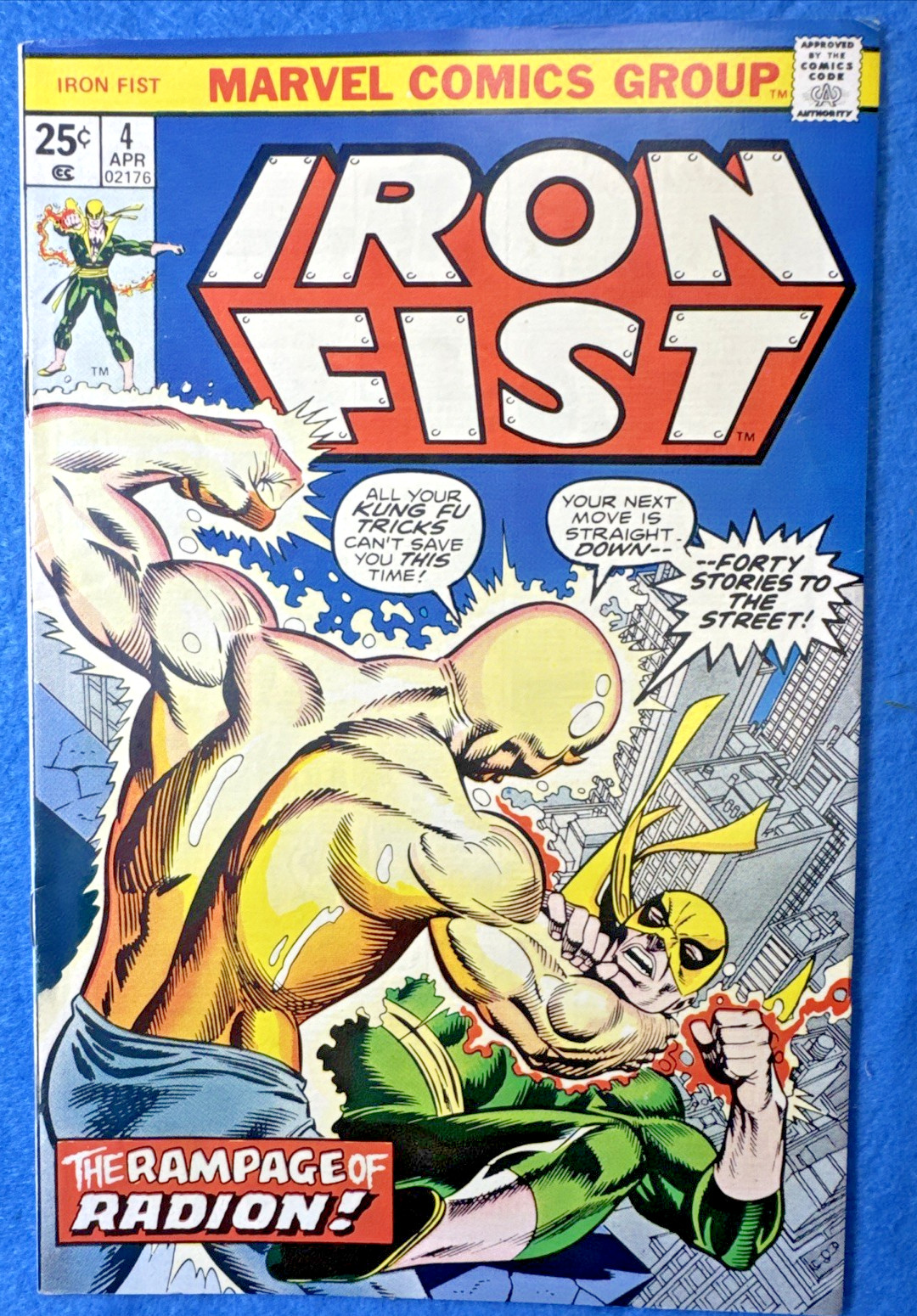 MARVEL – IRON FIST – VOL. 1 (1975-1976) #4 – VERY NICE BOOK