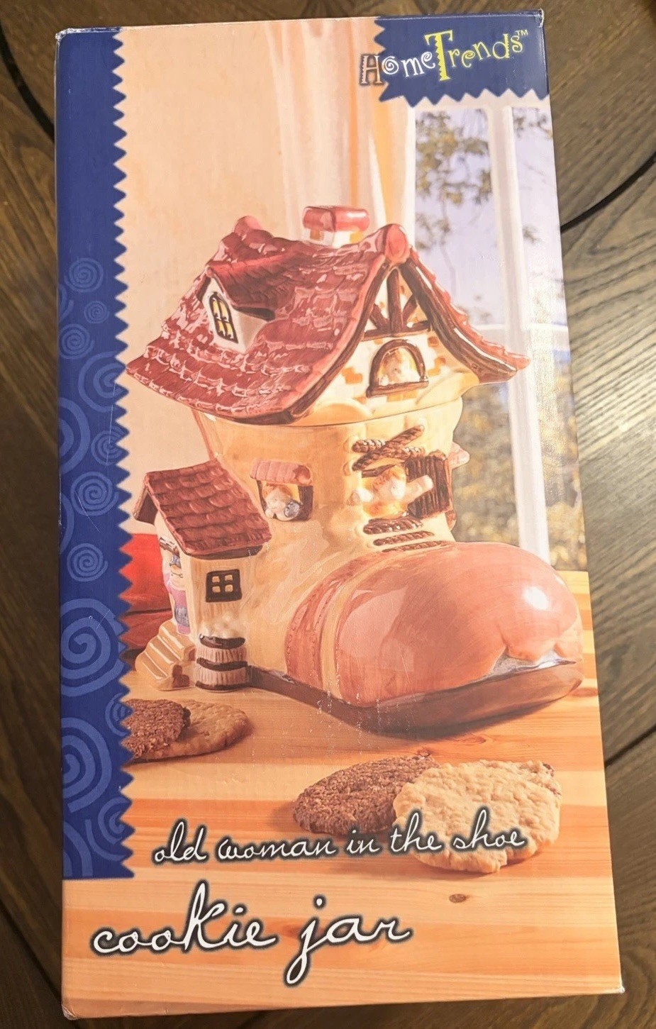 NEW HomeTrends House Theme Ceramic Cookie Jar Boxed 2000-2009