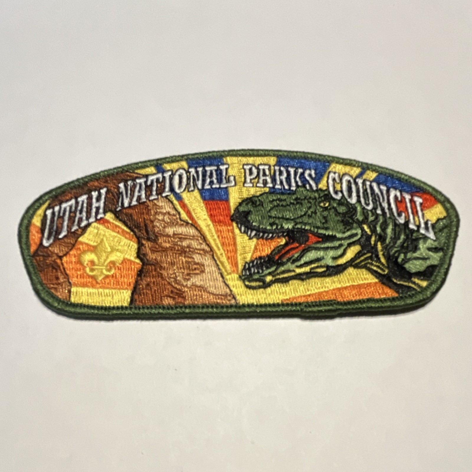 Boy Scouts Utah National Parks Council Shoulder Patch – Single Unit