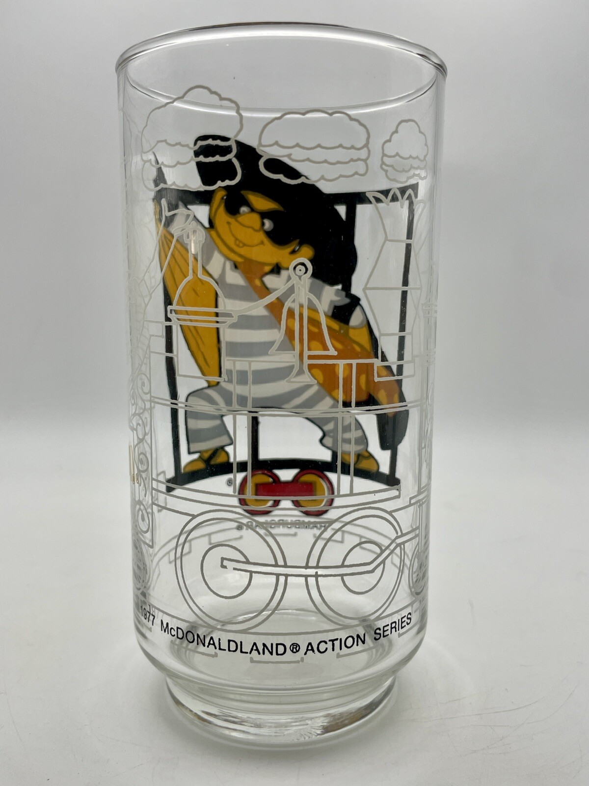 1977 McDonald’s Action Series Glass Tumblers HAMBURGLAR Over 50 Available