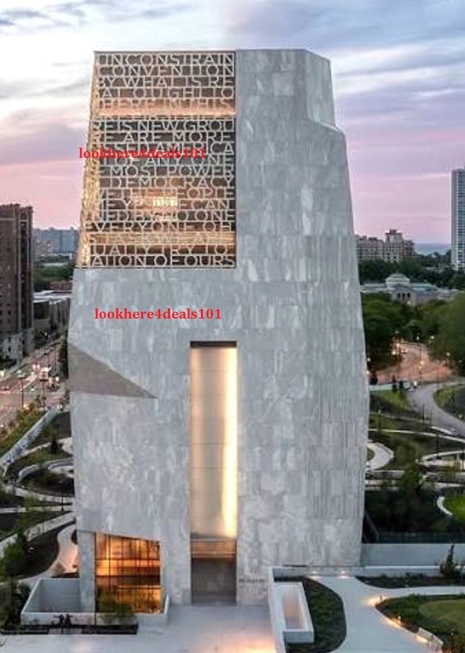 President Barack Obama Photo 4×6 Obama Presidential Center In Chicago