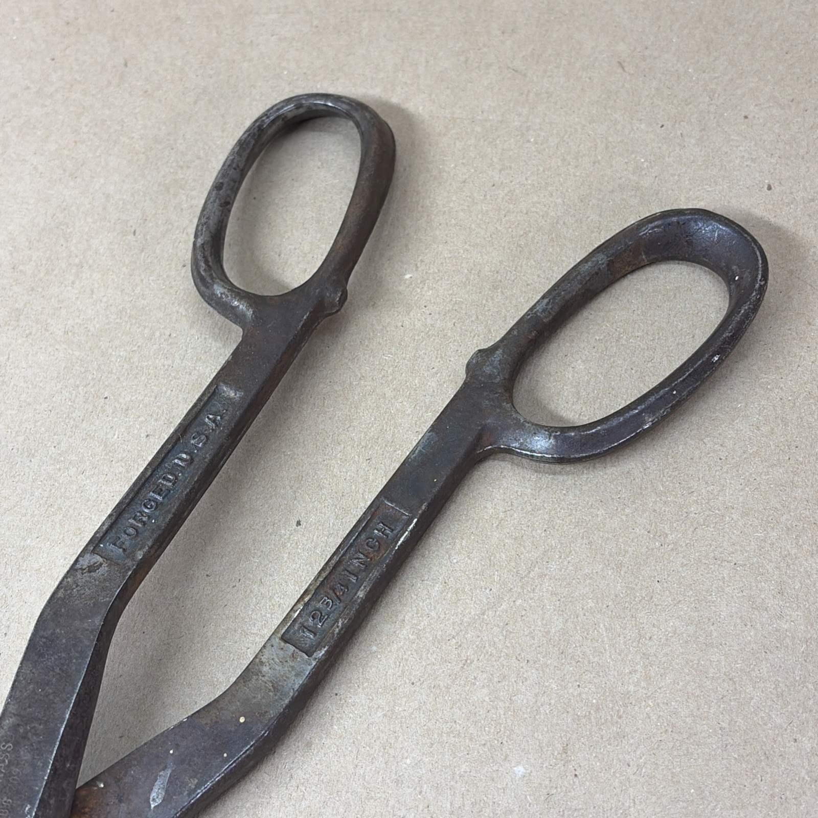 Blue Grass Tin Snips Shears BG-709 Vintage U.S.A. Forged 12 3/4″ Metal Cutters