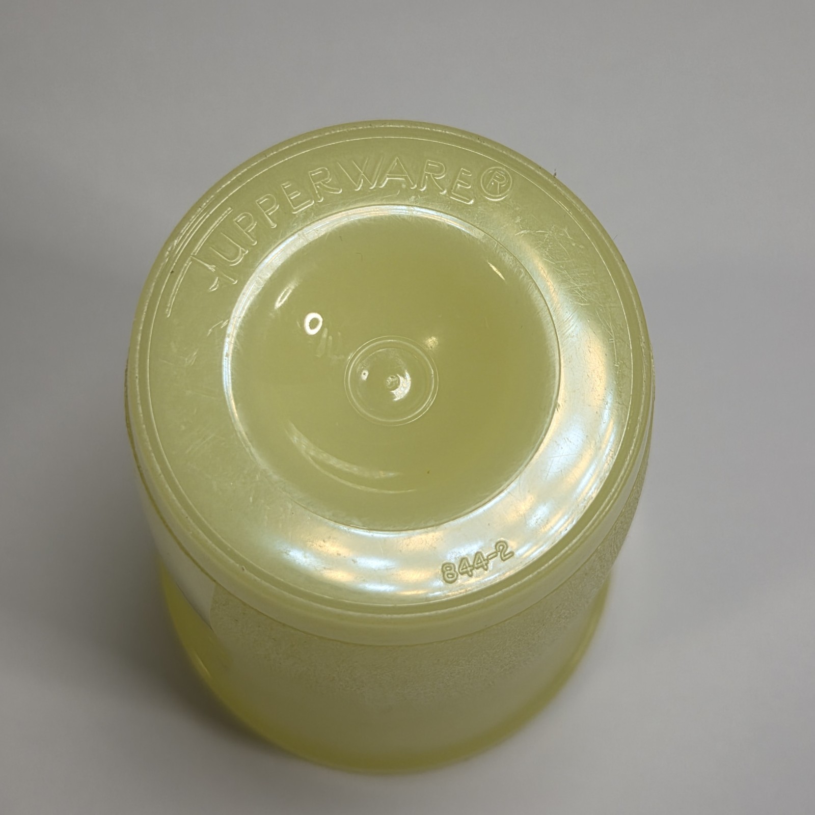 Vintage Tupperware 844 Quick Shake Shaker Mixer Blender Bottle – Yellow 3 Pc Set