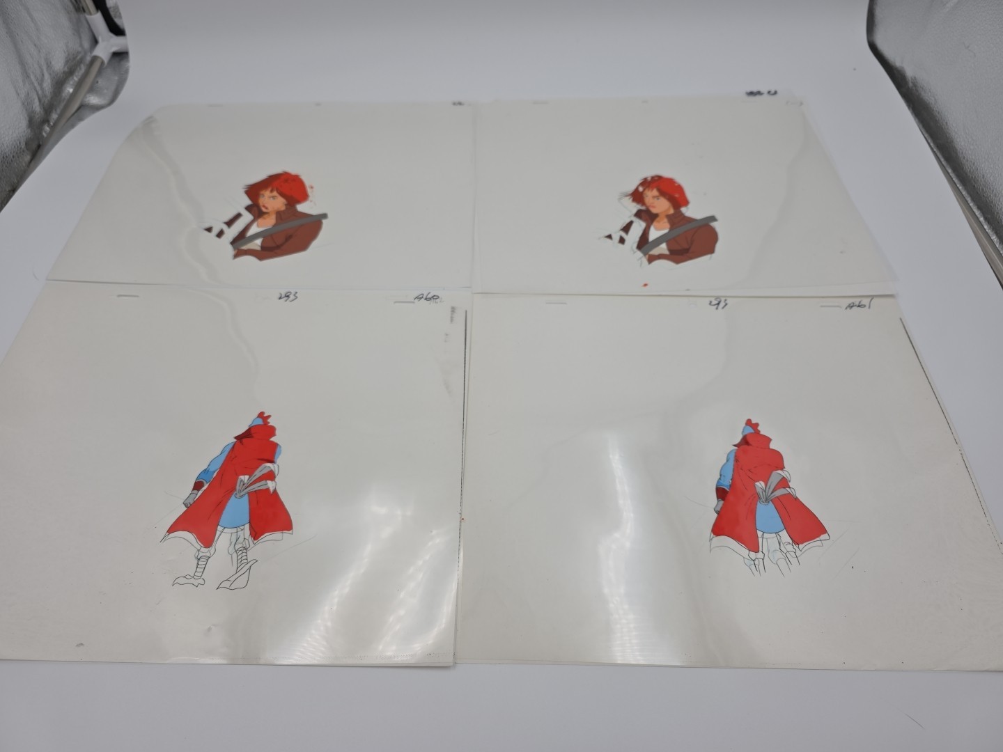 Zack & IVY Carmen Sandiego Original Animation Cartoon Production Cel Lot Of 24