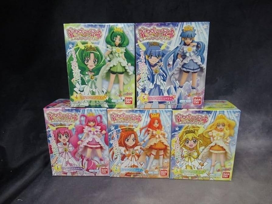 Smile PreCure Cutie Figure Glitter Force Doll Princess Form Set Lot of 5