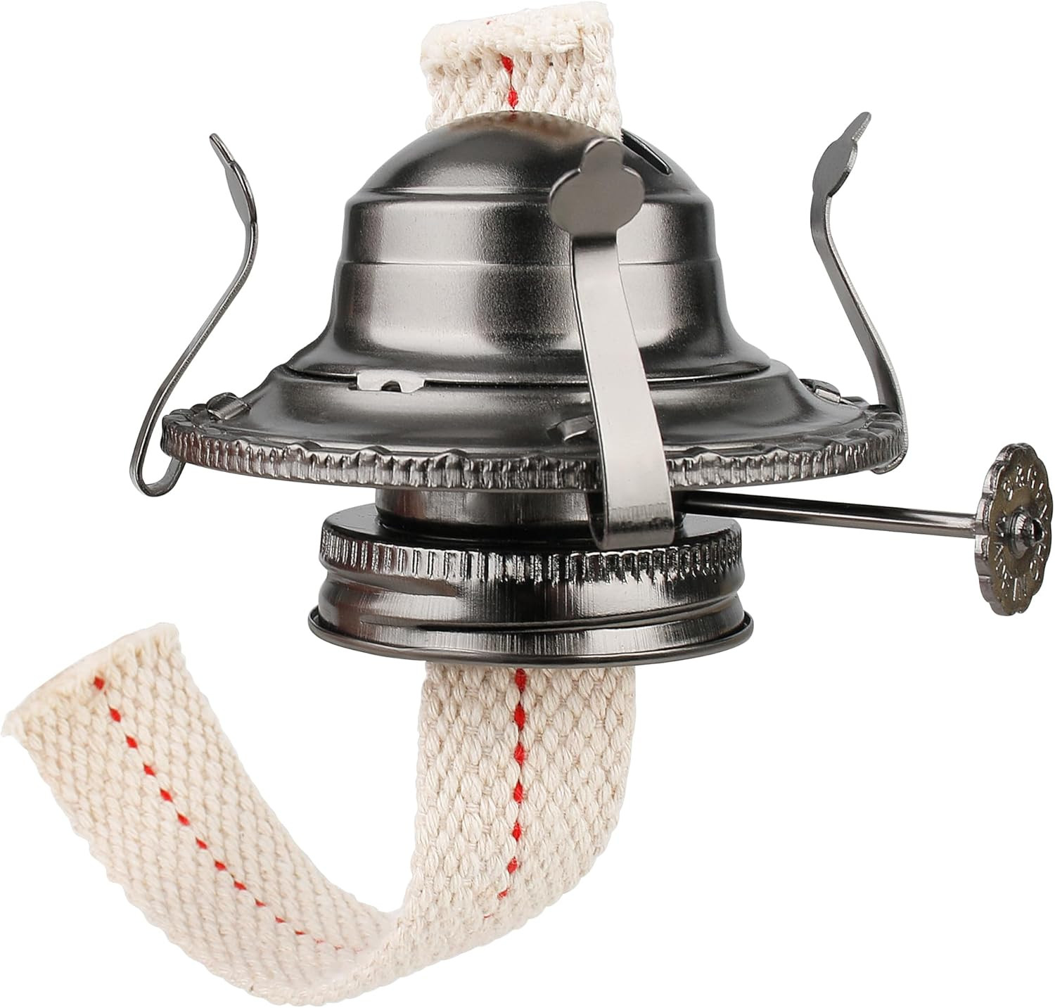 Oil Lamp Burner #2 with Black Coating – Antique Kerosene Lamp Parts with Chim…