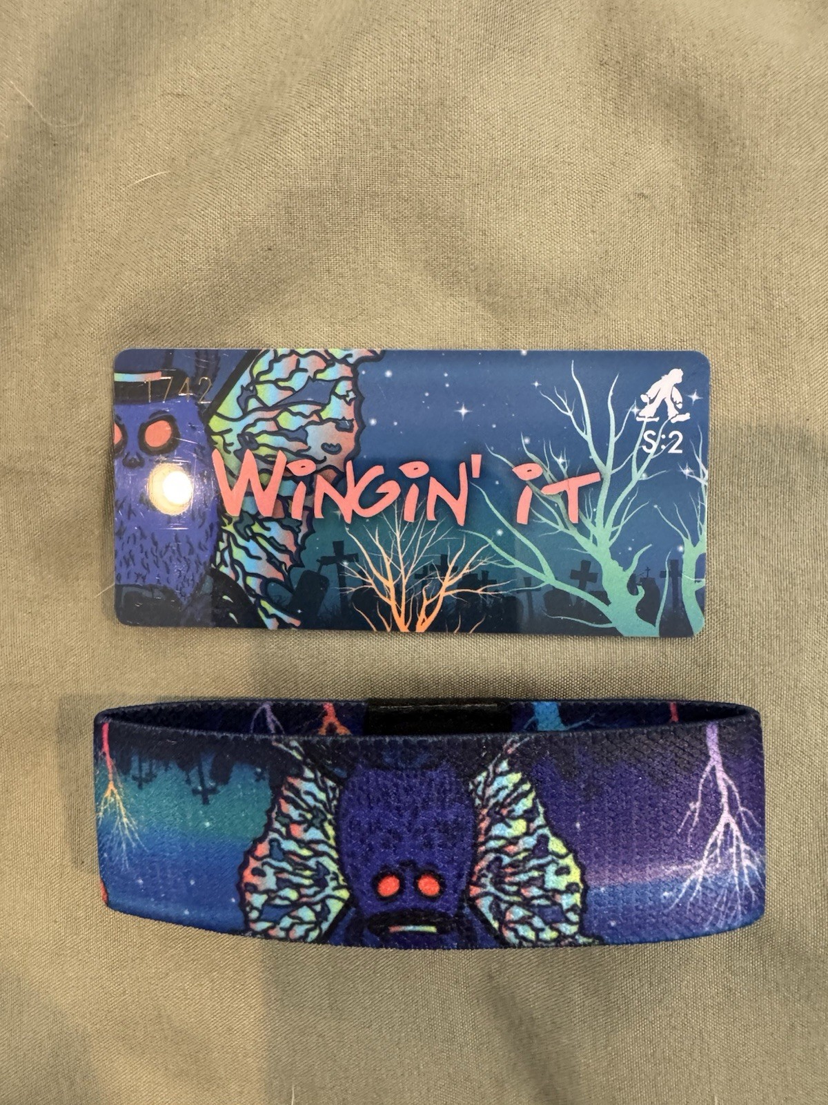 ZOX **WINGIN’ IT** #1742 Silver Strap Medium New!