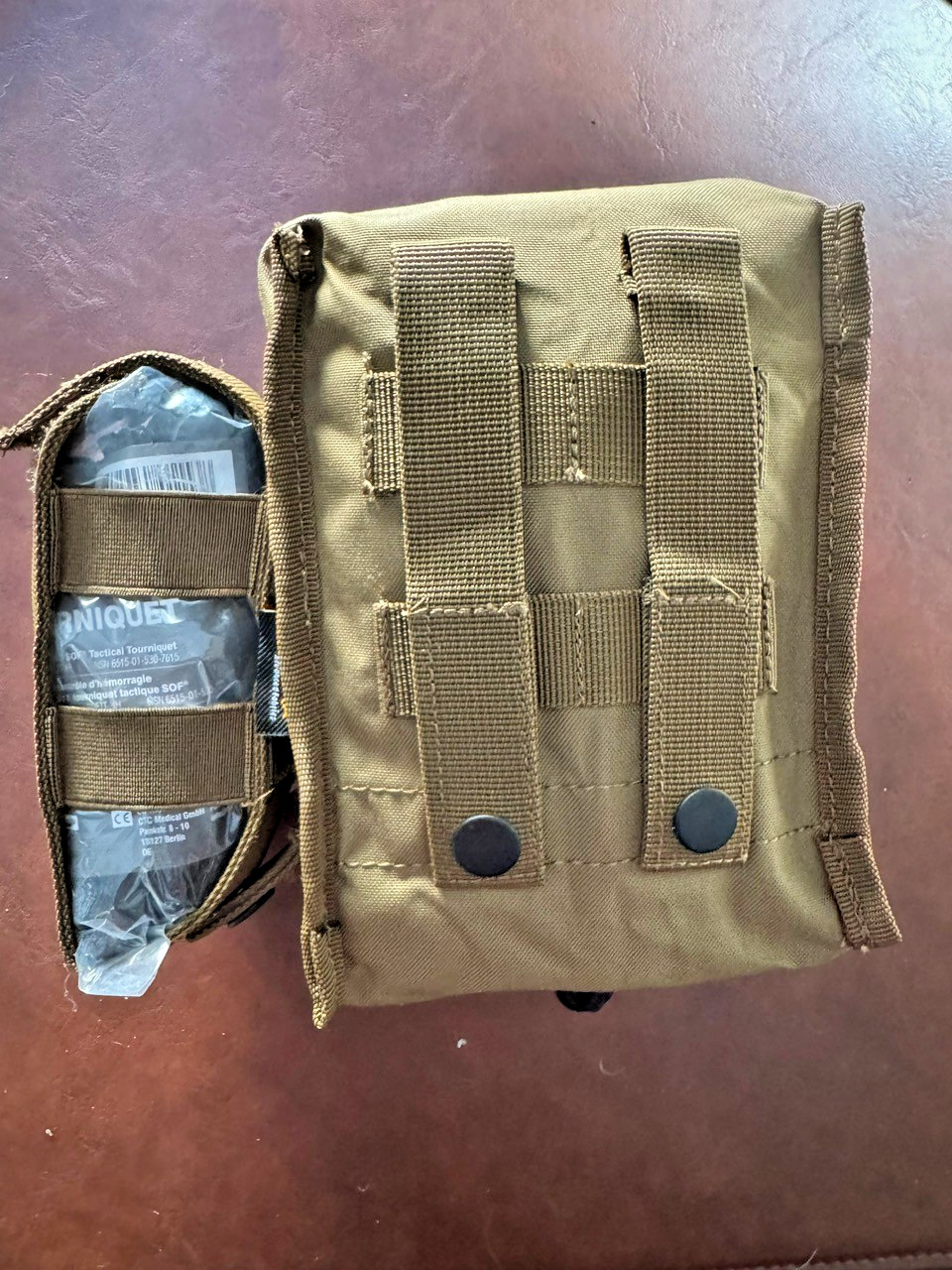 USGI Fully Stocked IFAK (SOF TQ included) Combat Medic–Cordura 500– UNEXPIRED