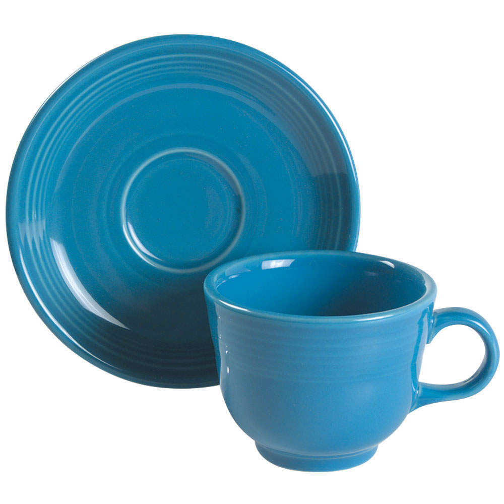 Homer Laughlin Fiesta Peacock Cup & Saucer 4694324