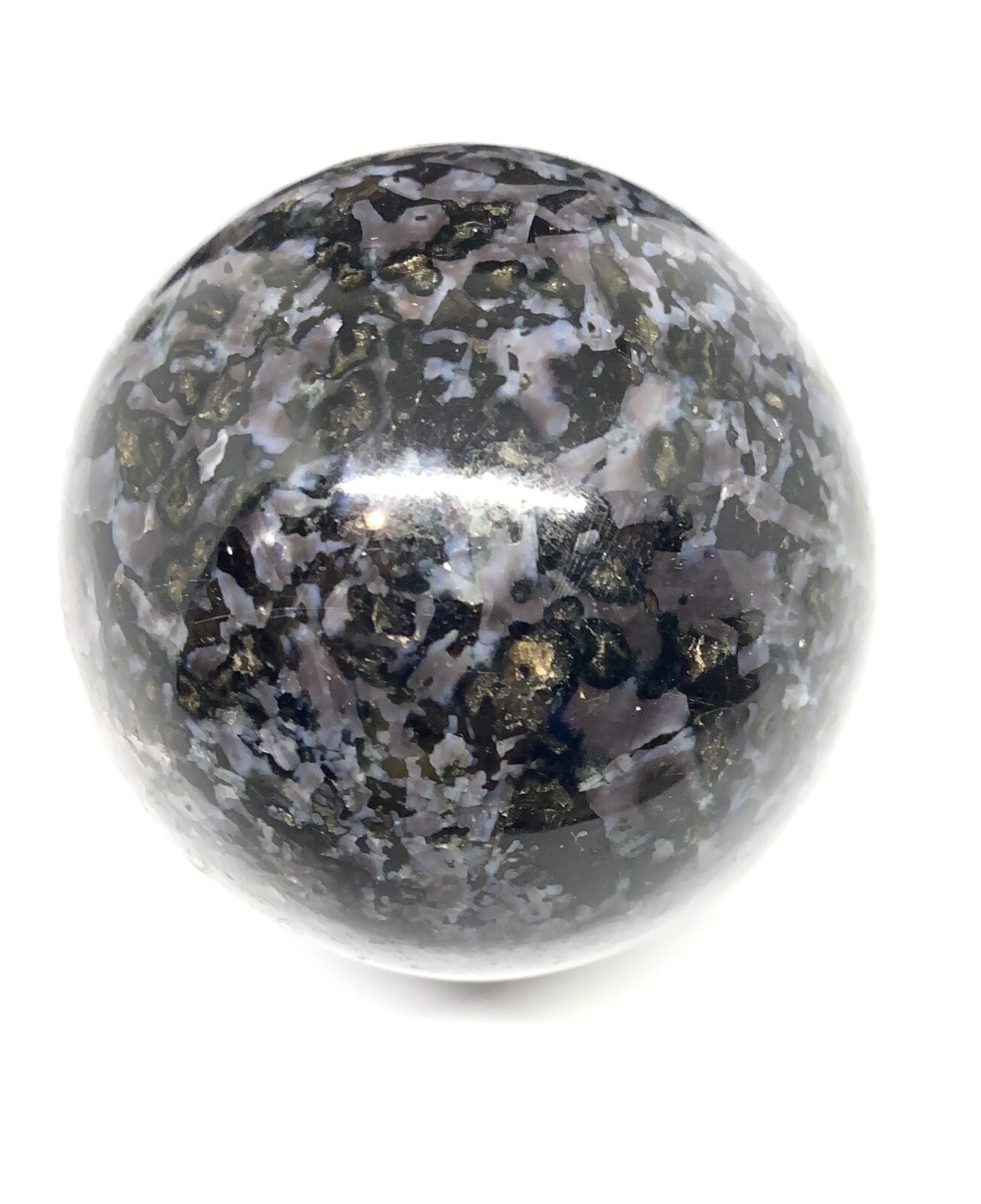 Indigo Gabbro (Mystic Merlinite) Sphere From Madagascar 374g 61mm