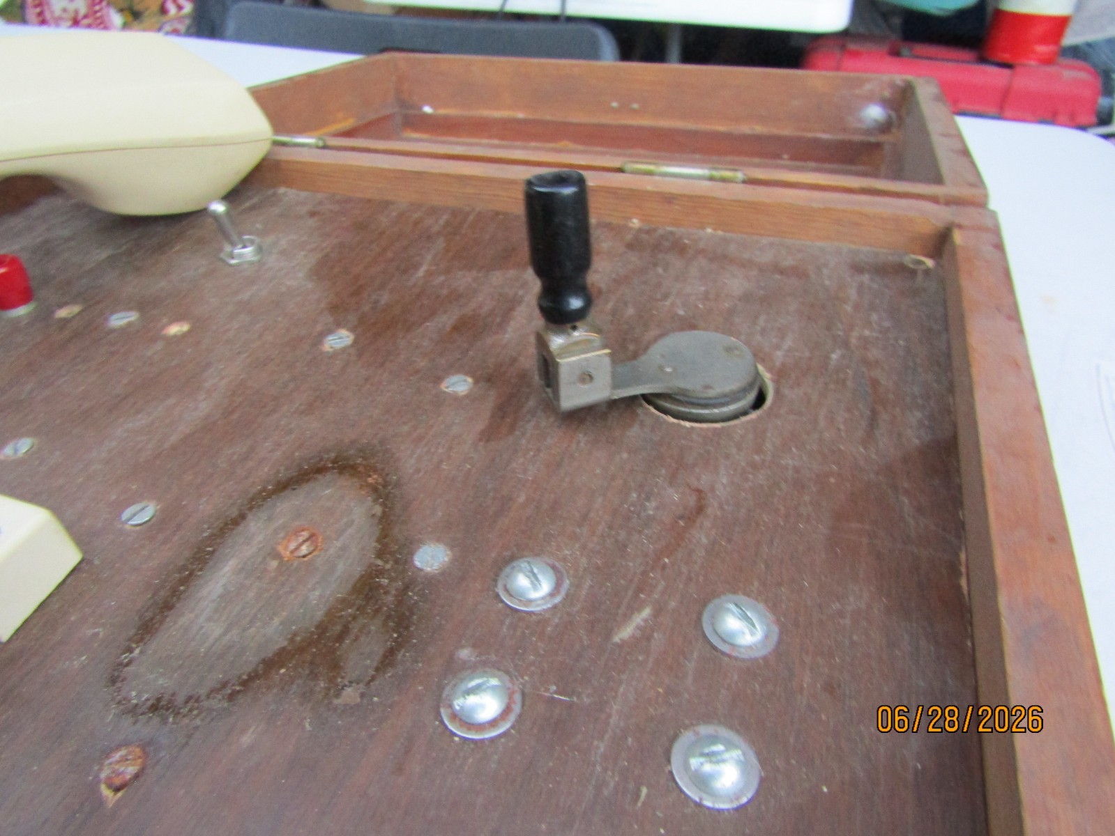 Vintage Lineman Worker Portable Telephone Box w Ring Generator Litton Phone Set
