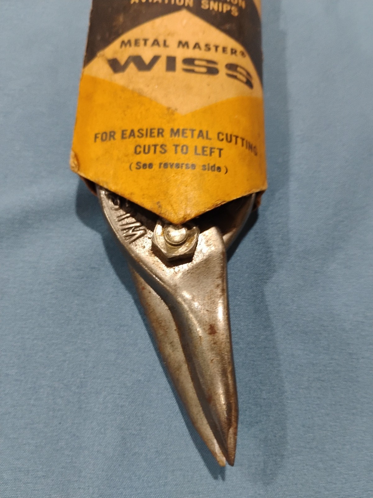 Vintage Wiss Metal MasterM-1 Compound Action Aviation Snips With Sleeve Cut Left