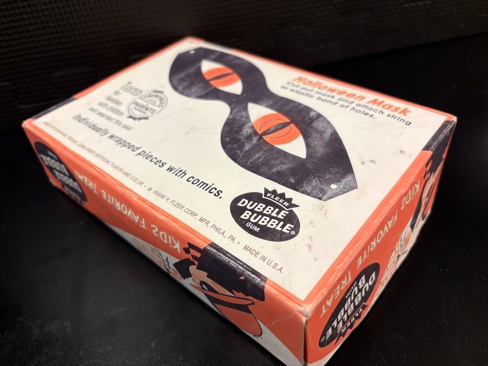 1950’s Dubble Bubble (Halloween, matte/light aged) – Empty custom design box