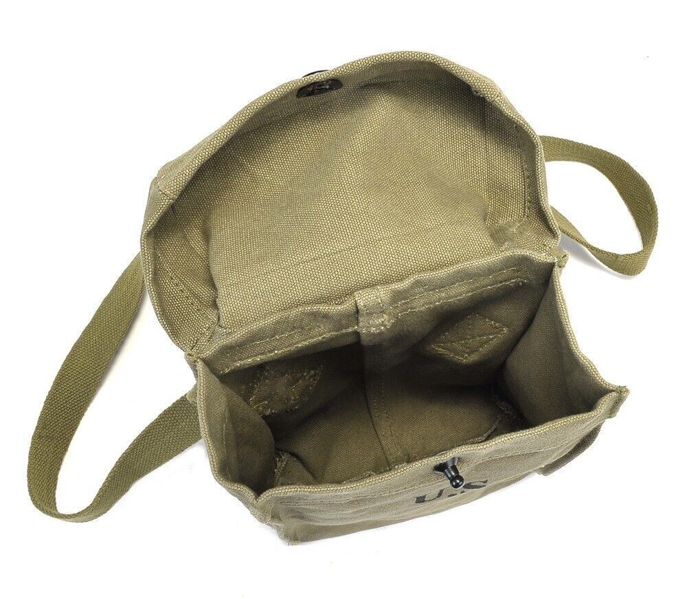 US WW2 .45 STICK MAGAZINE POUCH MARKED JT&L 1944