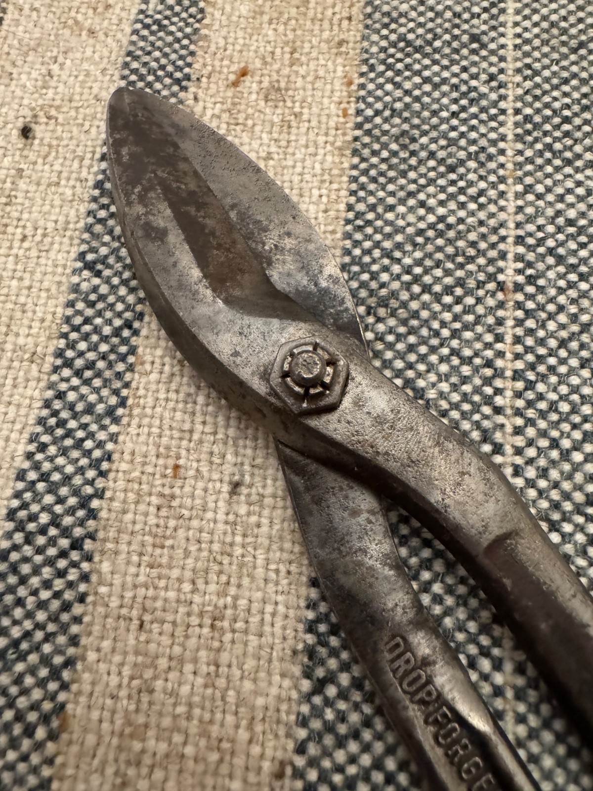 Stanley 1548 Snips Cutters Drop Forged Sheet Metal Shears USA Made