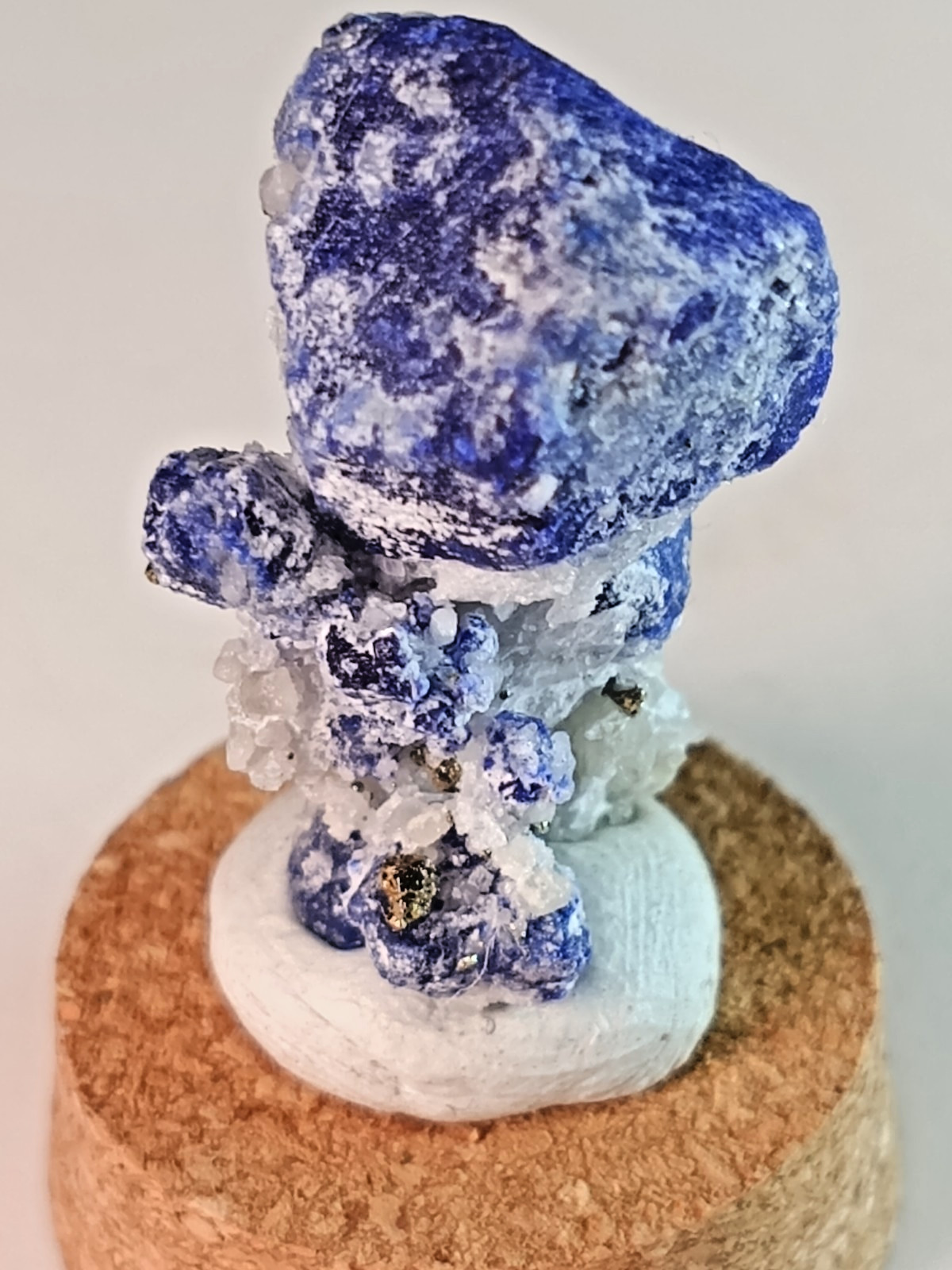 Natural Vivid Blue Lazurite Gemstone with Matrix 19 ct B9
