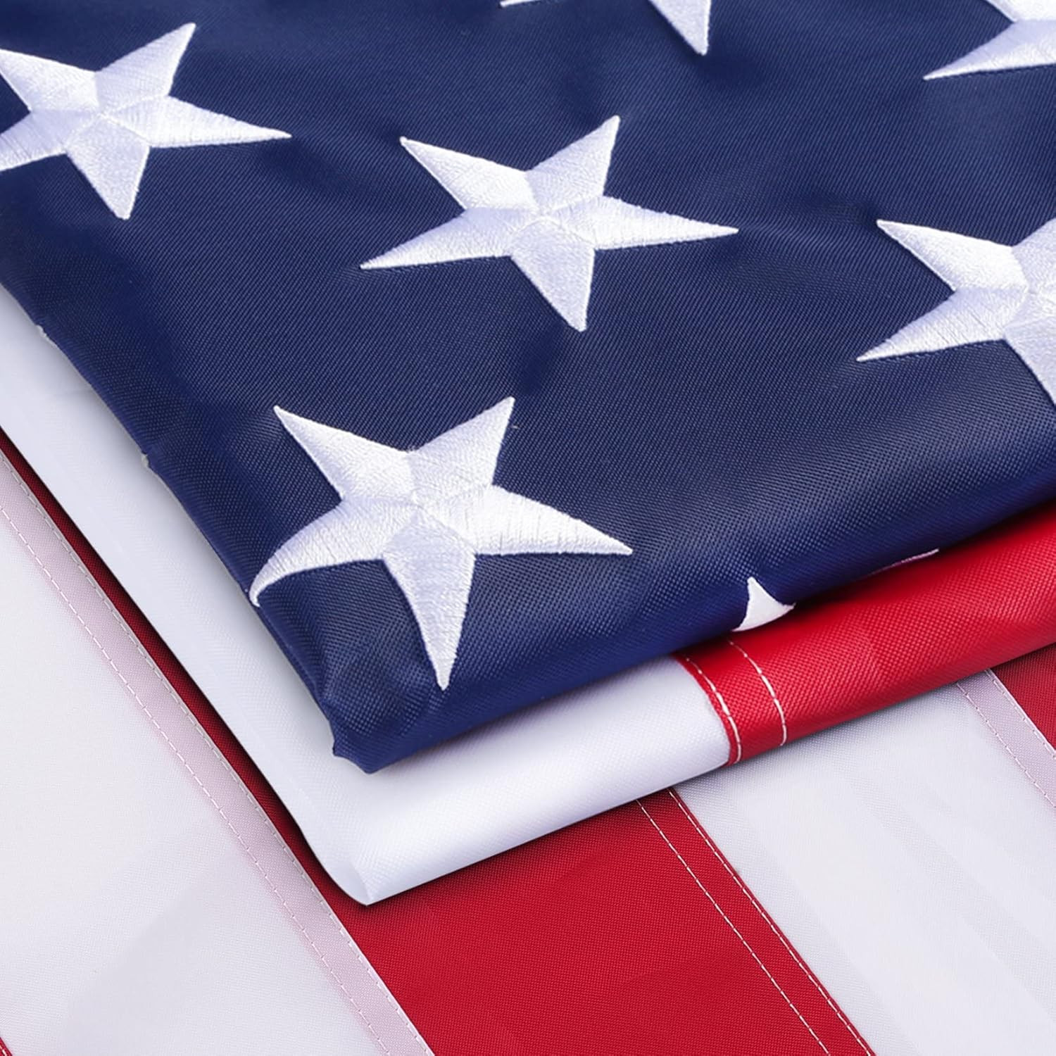 Durable 6×10 FT American Flag – Heavy Duty, Embroidered Stars, Waterproof