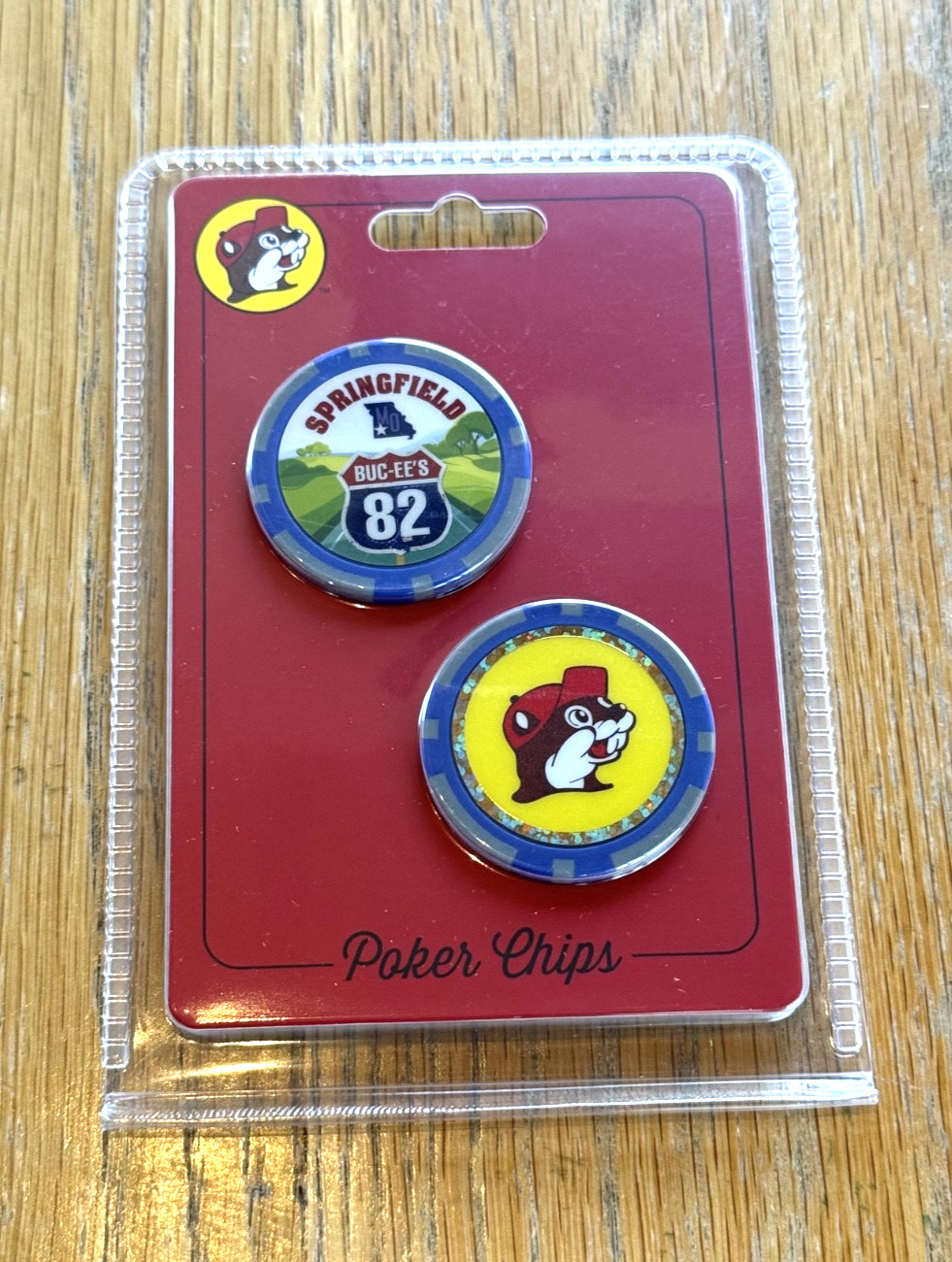 Buc-ee’s Collectible Poker Chips Store Specific Springfield Missouri New 2 Pack