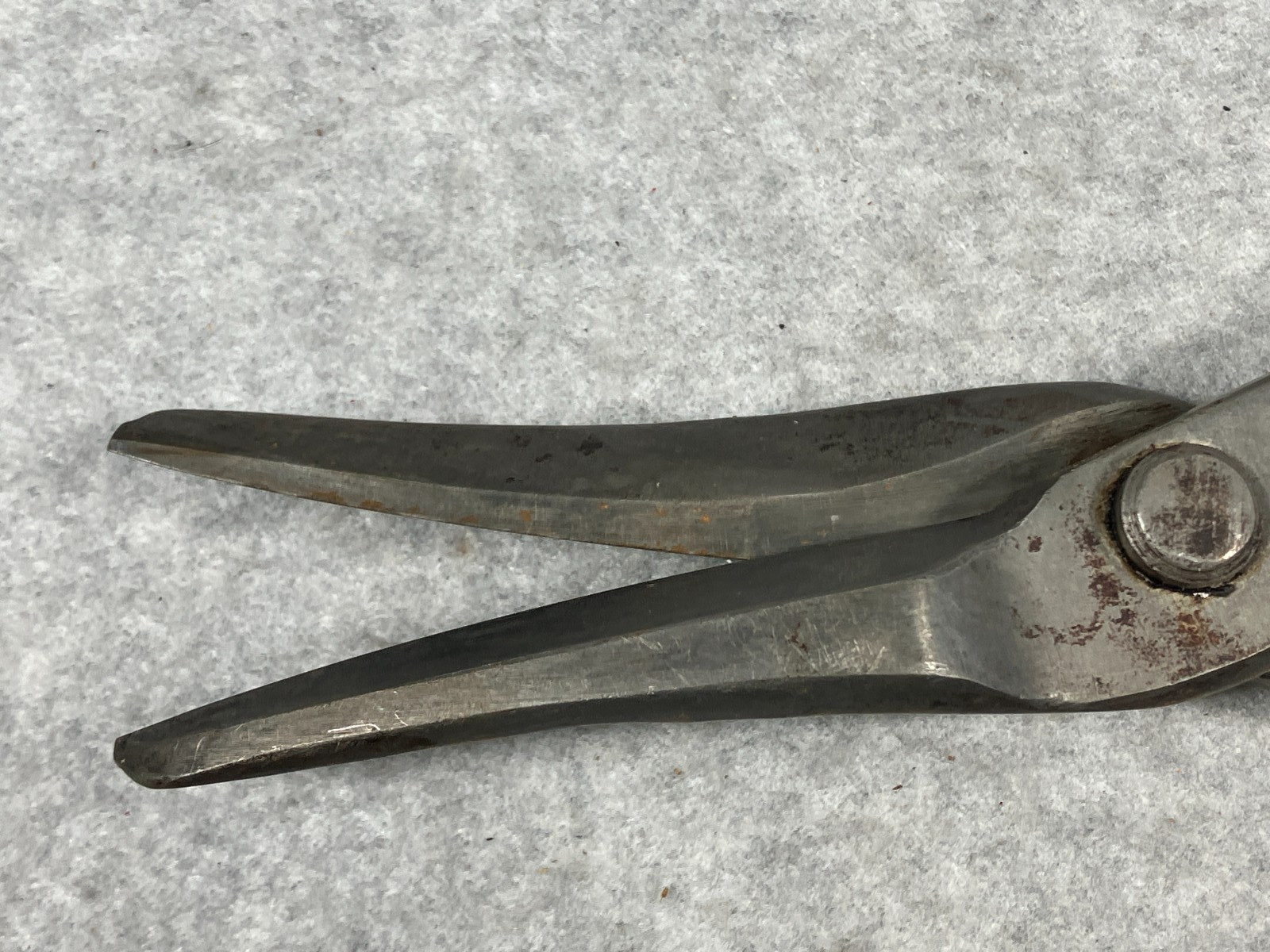 Vintage Blue Bird No. 212 12-3/4″ Duckbill Tin Snips Sheet Metal Shears USA
