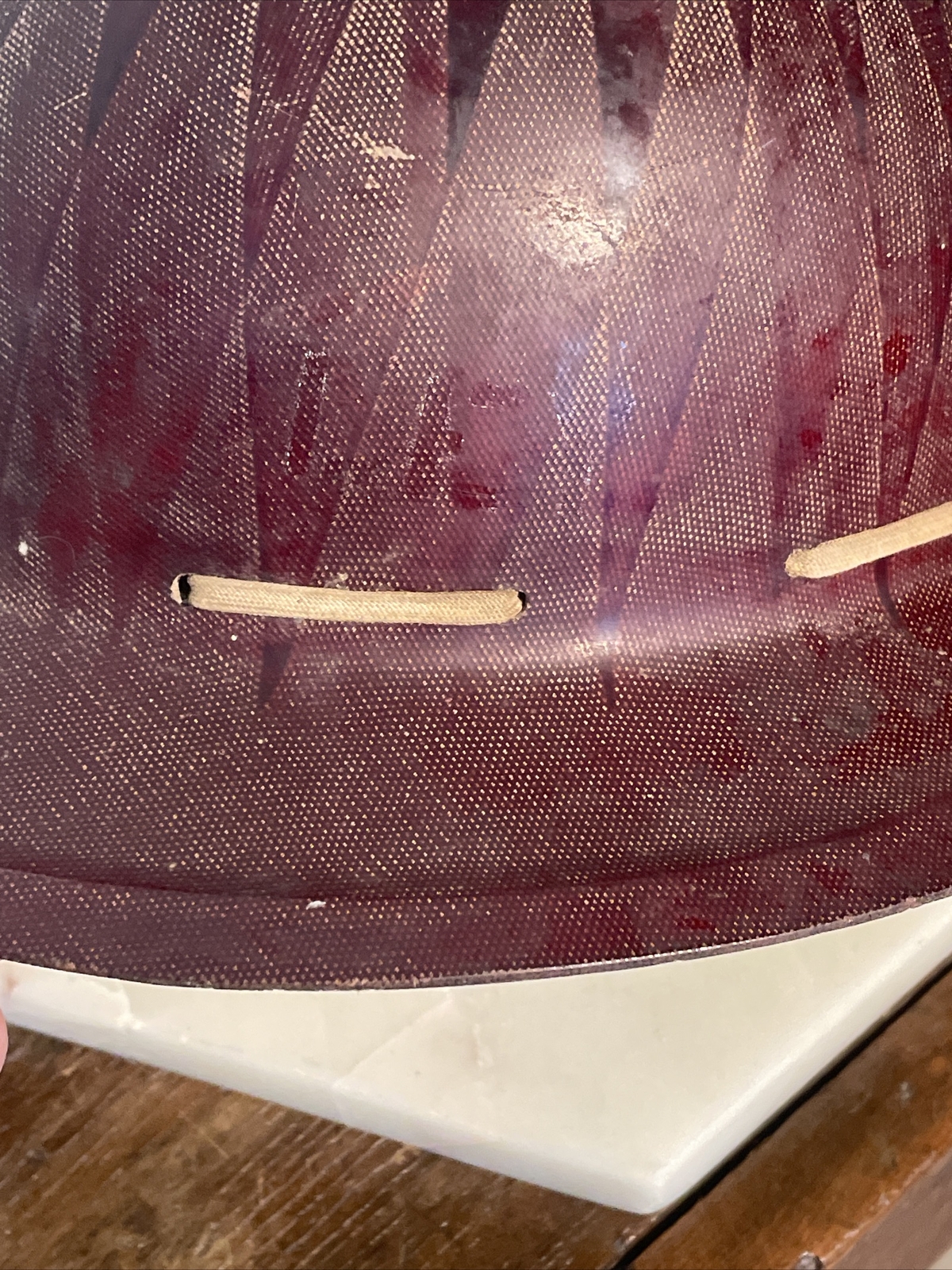 Nice Rare 1930s Willson Products Inc Safety Helmet- Faded Name With Painted #1
