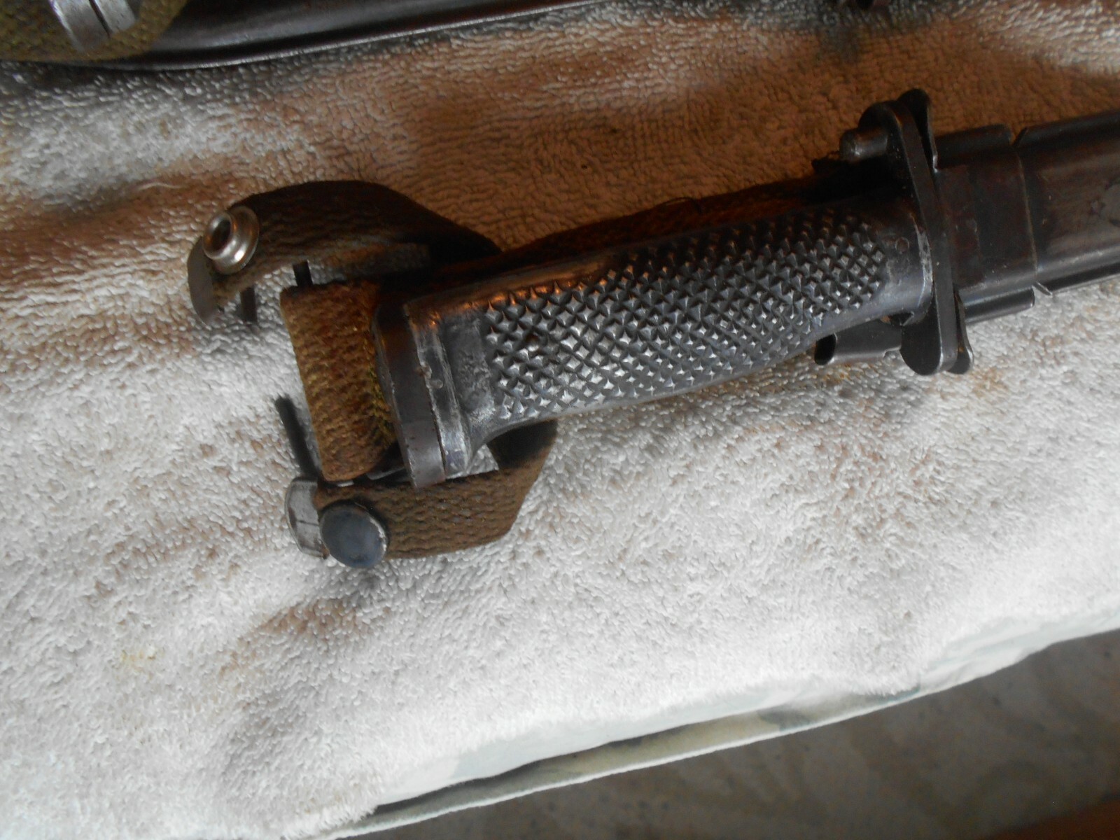 turkish marked M-1 garand bayonet bayonette turk turkey M-5A1 model w scabbard