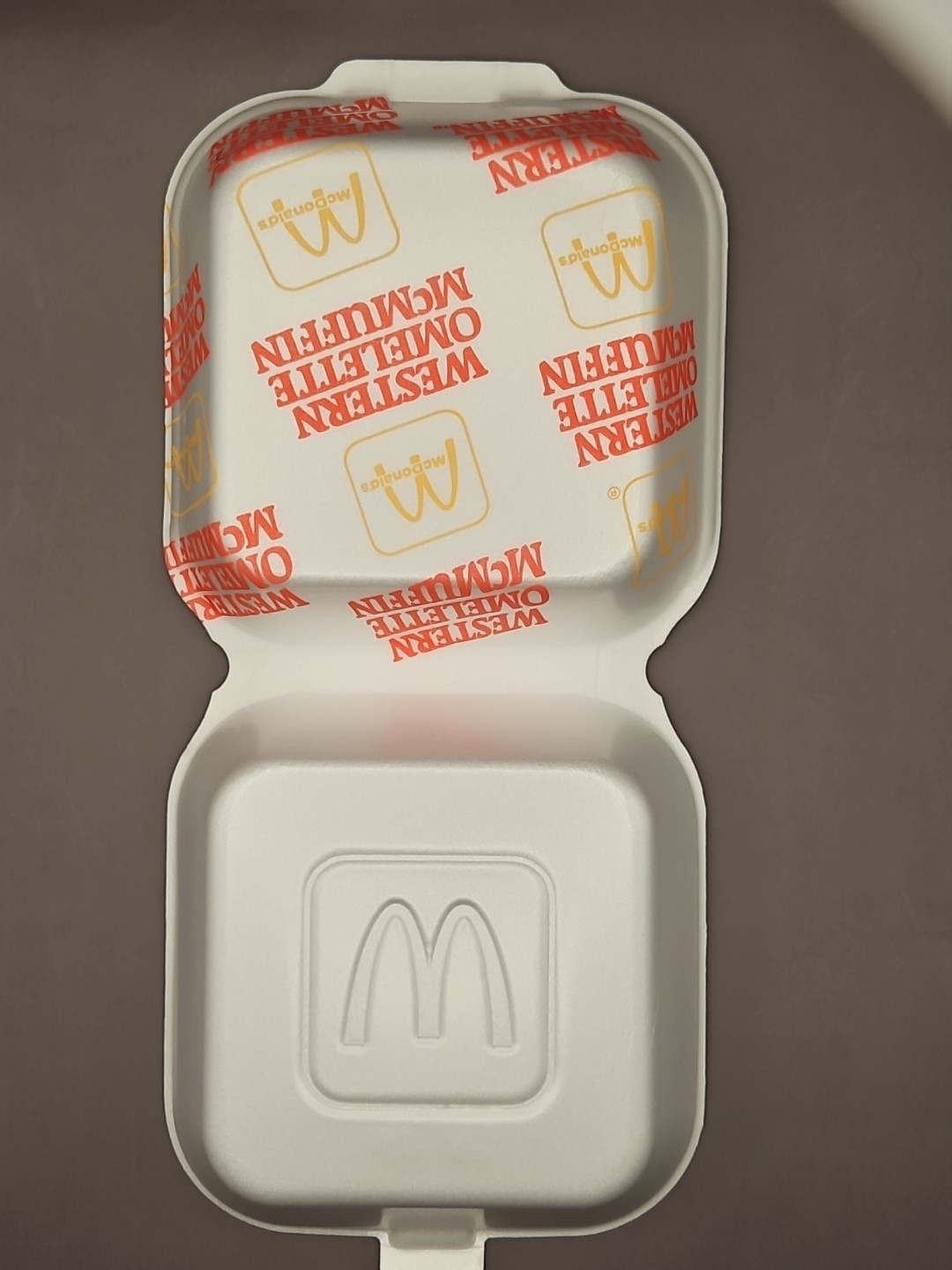 Five Vintage 1990 Mcdonald’s Styrofoam Containers Western Omelette McMuffin