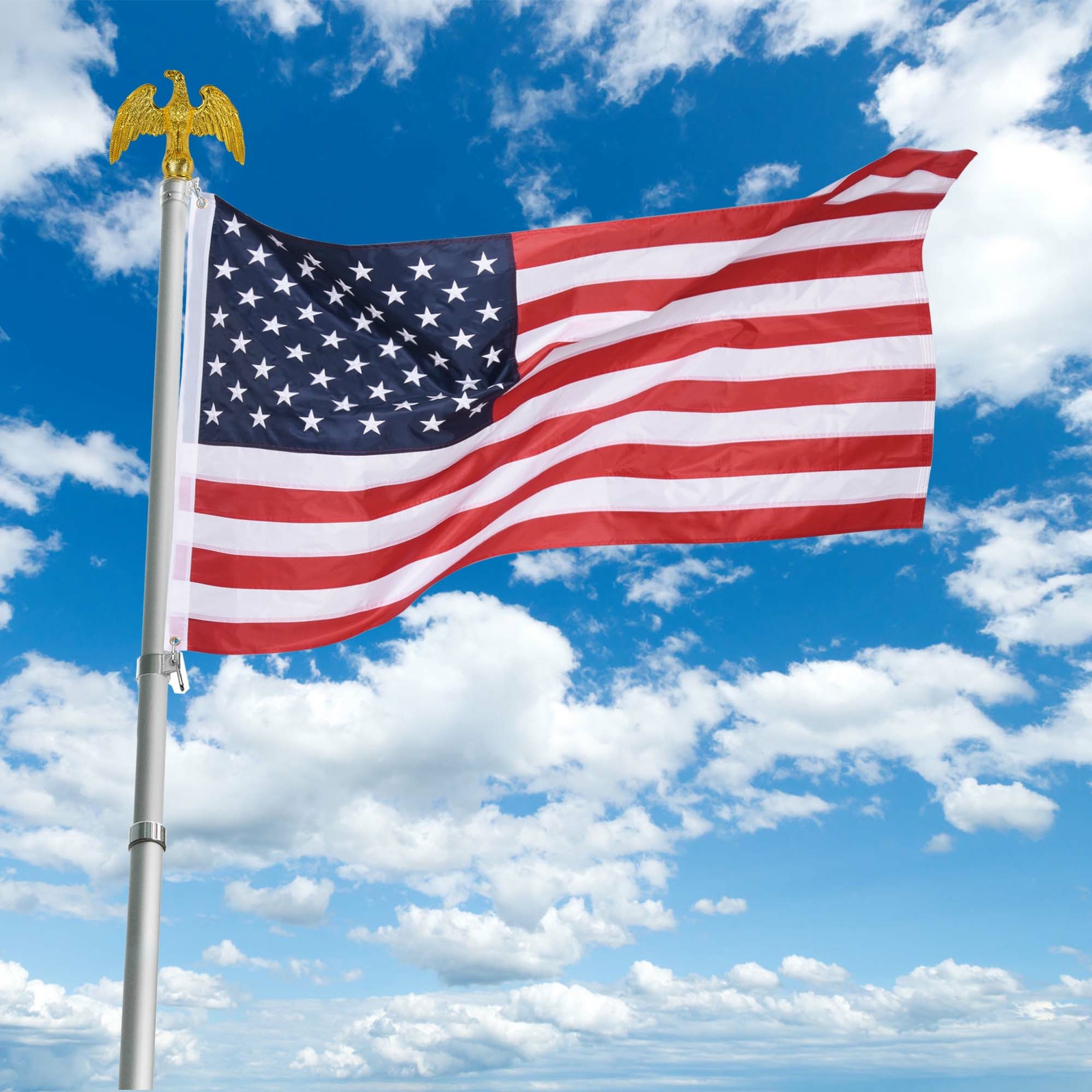 AplusChoice 3x5ft US American Flag Heavy Duty Stars Sewn Stripes 210D Oxford USA