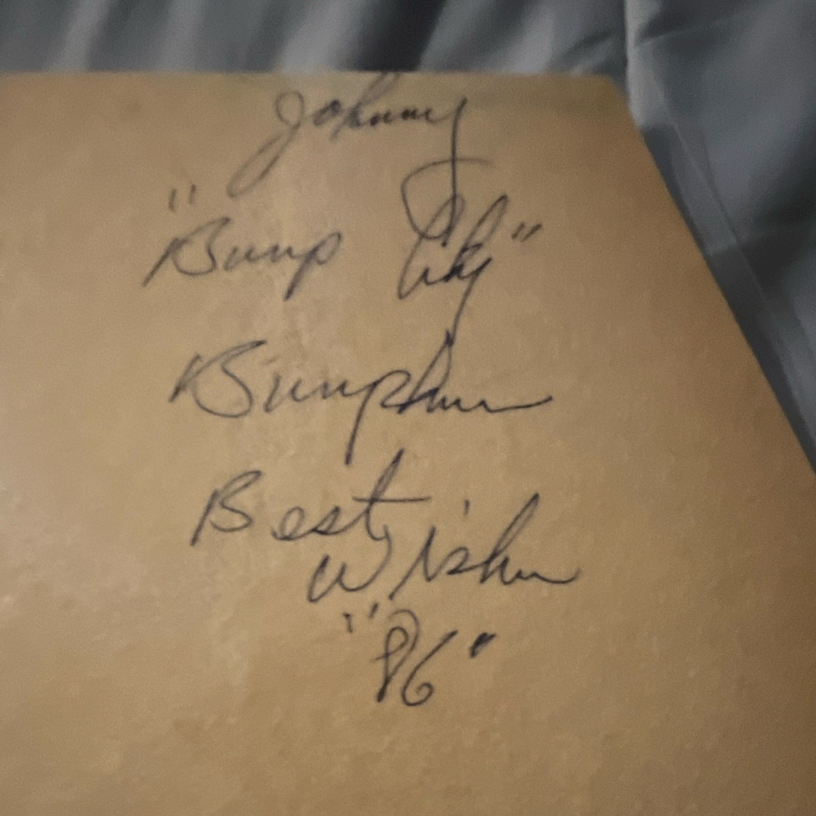 George Burns Red Buttons Ben O. Dunn Signed Autograph Page, JSA Authenticated