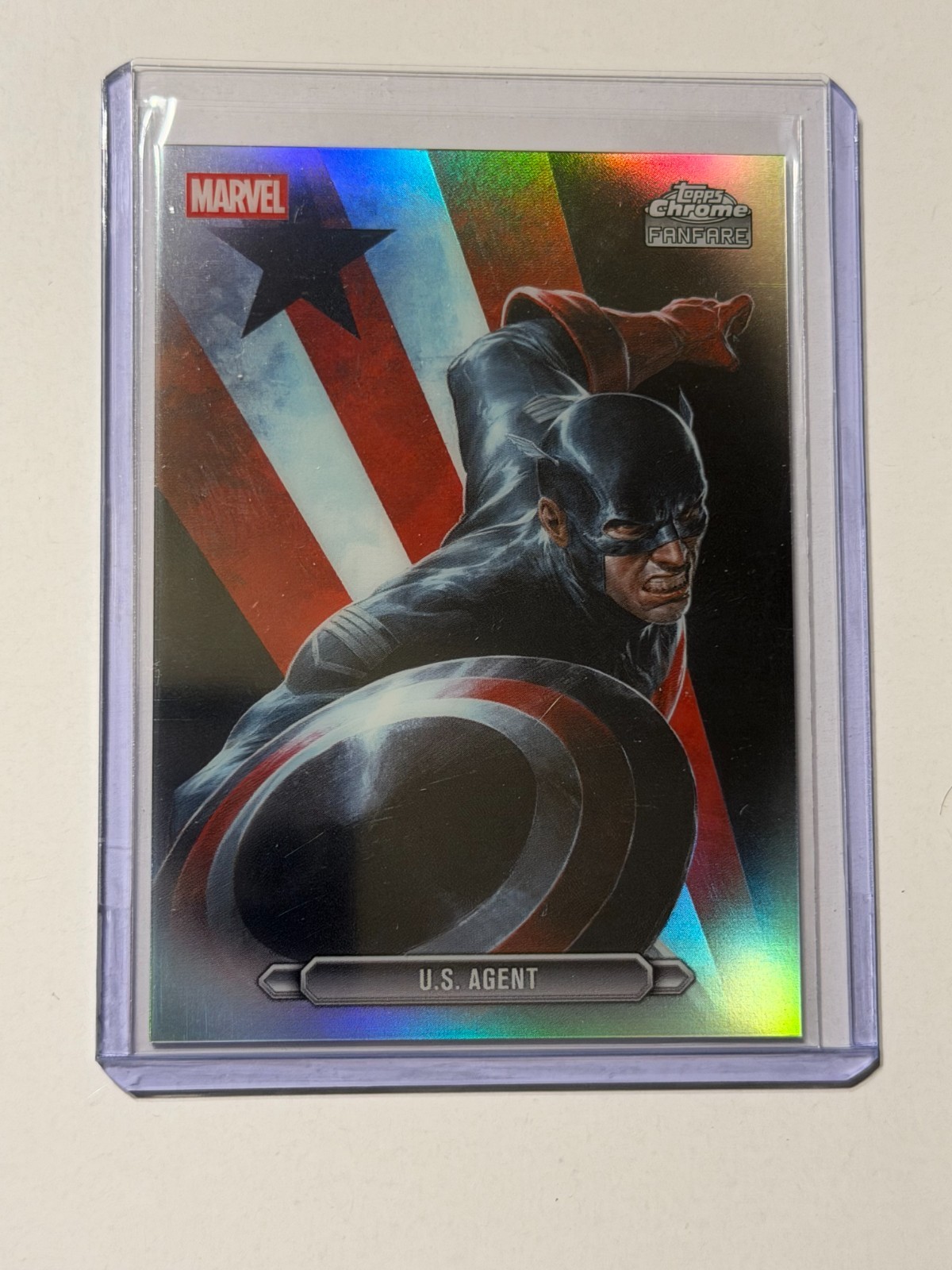 U.S. AGENT 2026 Topps Chrome Marvel Comics #FF-45 Insert FANFARE