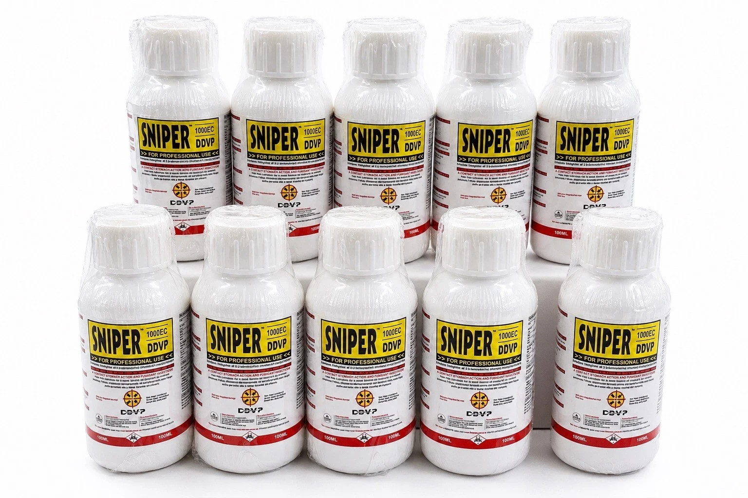 5 Sniper 1000EC DDVP Insecticide 100ml Plastic Bottle for Insects