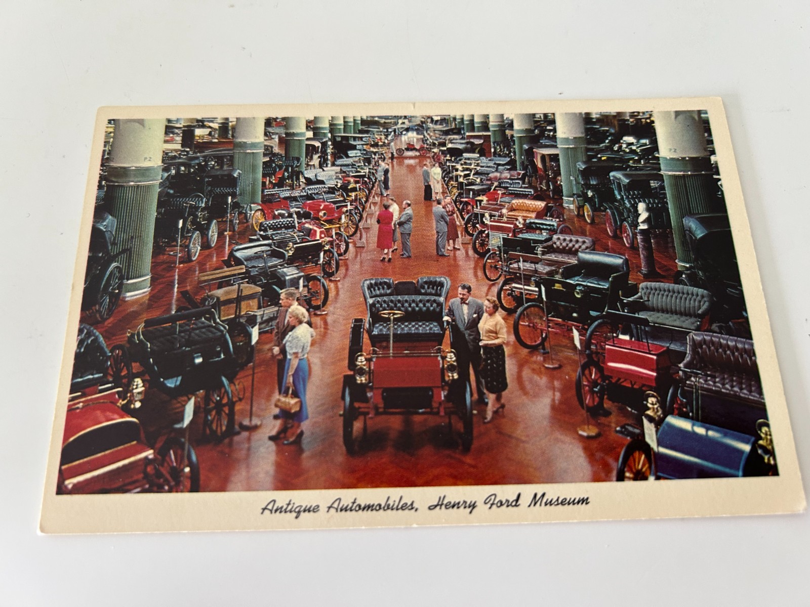 Antique Automobiles Henry Ford Museum Dearborn Michigan MI Postcard