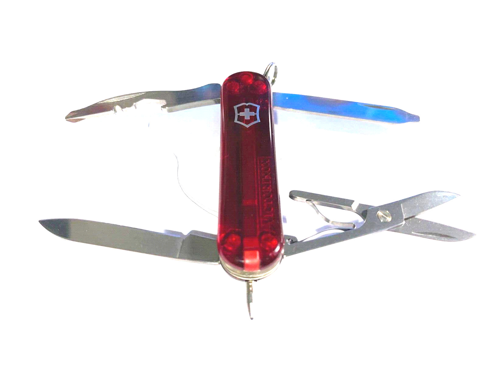 NEW in Box Victorinox Swiss Army 58mm Knife RUBY RED MANAGER 0.6365.T