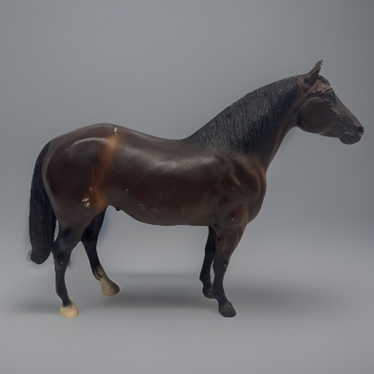 Breyer Vintage Classic Horse Adios Matte Dark Bay Famous Standardbred #50 Good