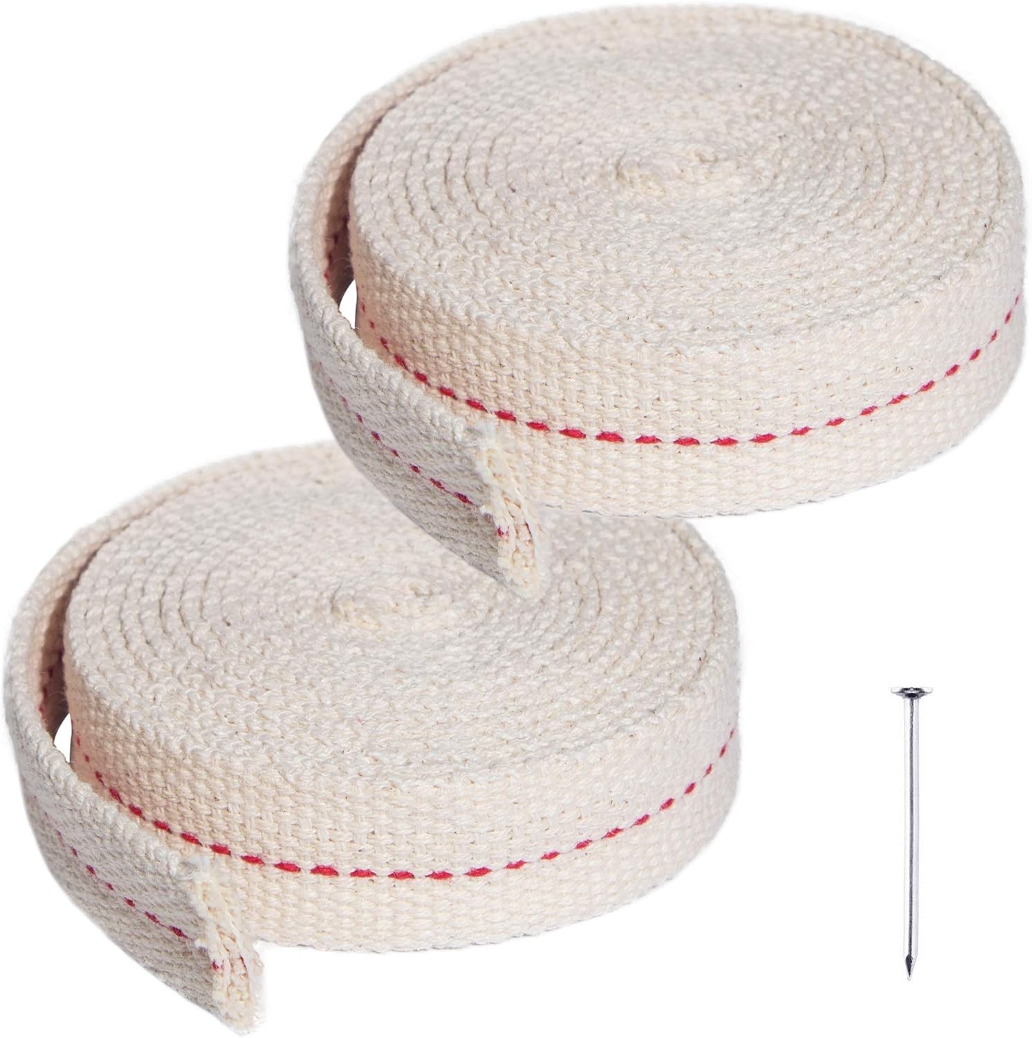 Flat Cotton Wick 2 Rolls – 13 Feet, Ideal for Kerosene & Paraffin Oil Lamps