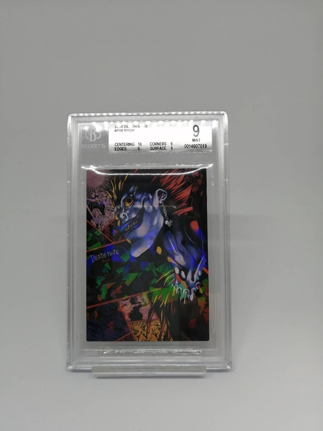 Death Note Trading Card P Parallel JPN Beckett BGS 9 Ryuk #P06
