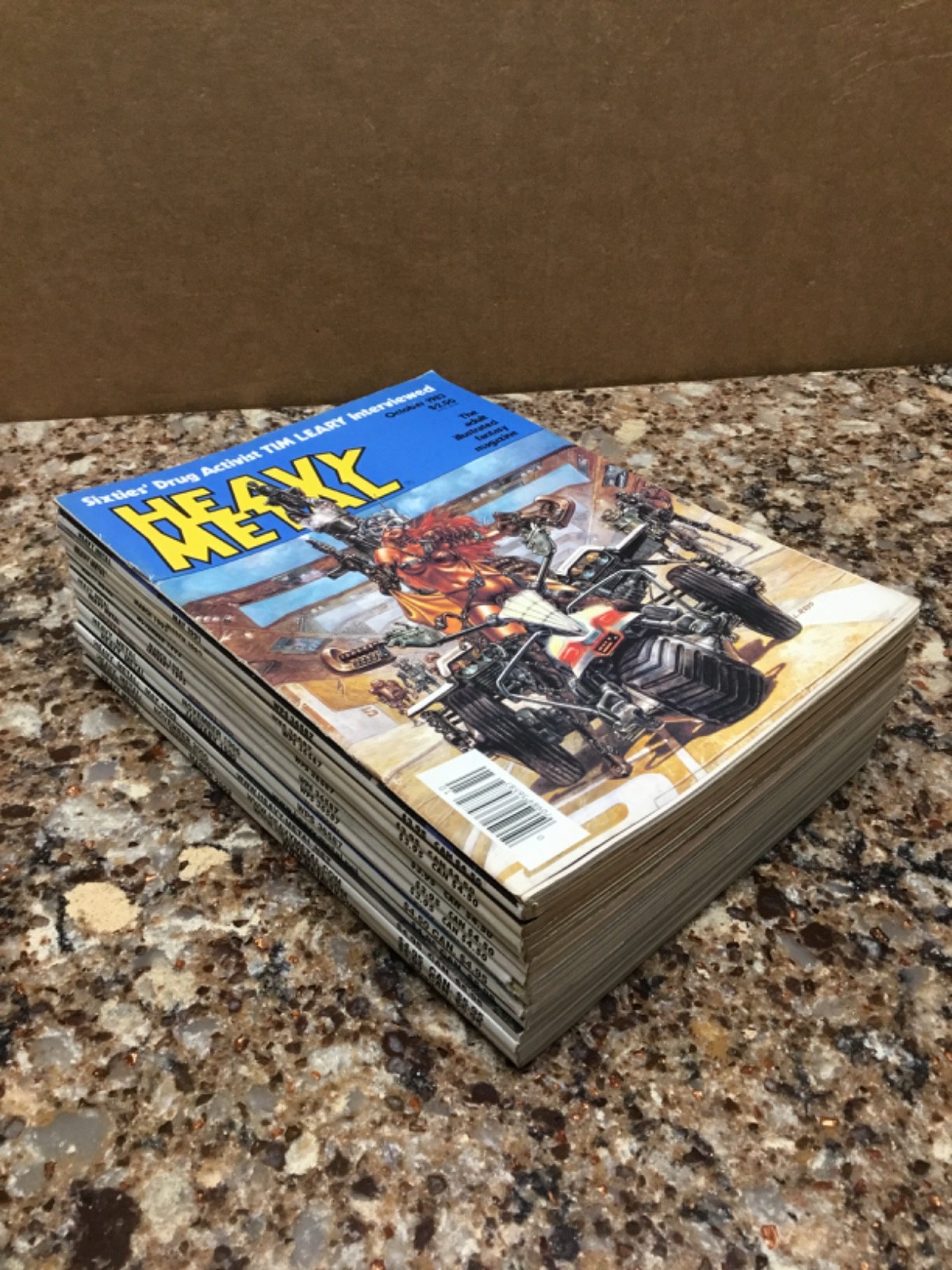 HEAVY METAL MAGAZINE LOT! ONLY LUIS ROYO COVERS! 15 MAGAZINES!
