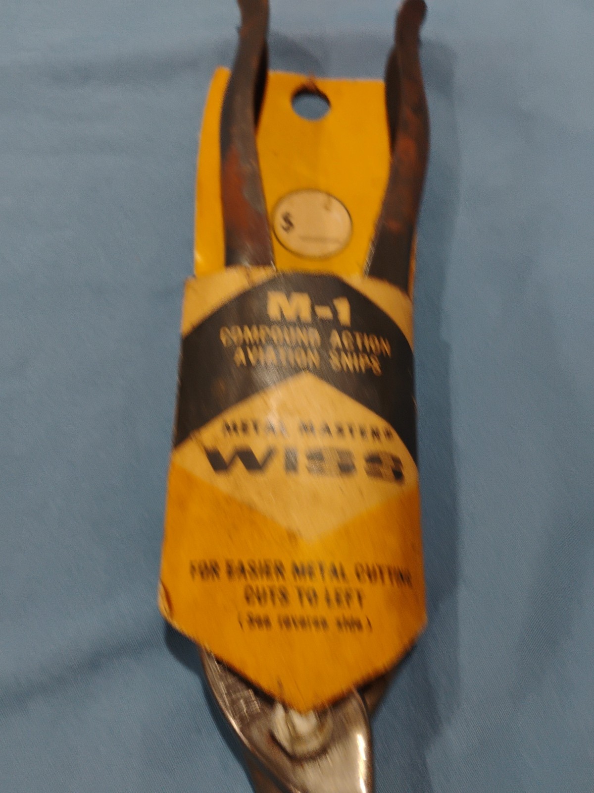 Vintage Wiss Metal MasterM-1 Compound Action Aviation Snips With Sleeve Cut Left