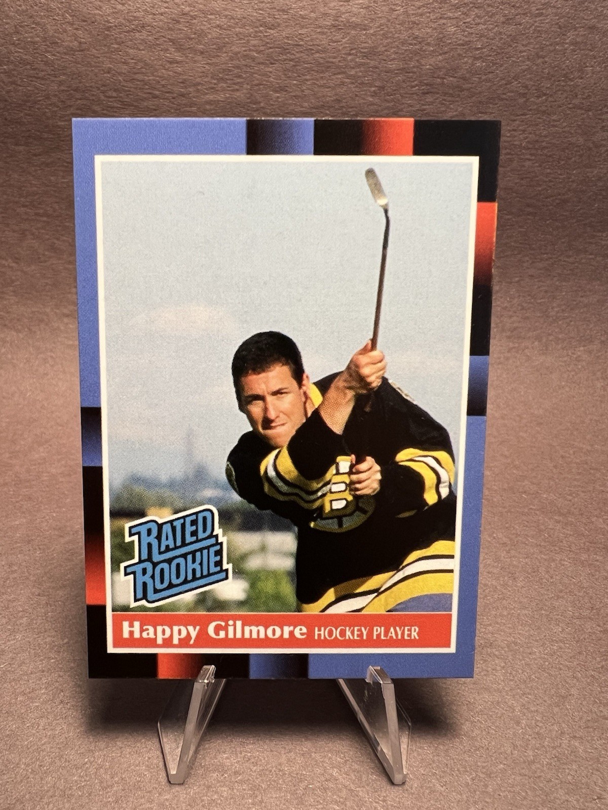 Happy Gilmore Custom Baseball Card – Donruss Rated Rookie