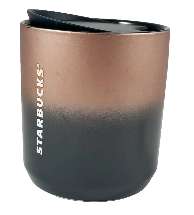 2021 Starbucks Two Toned Multicolor Ceramic Insulated Mug 8oz Hand Wash Only