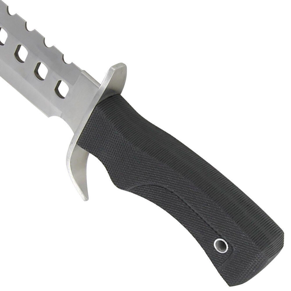 Outdoor Survivors Bowie Sawback Military Wilderness Camping Knife 17′ +Sheath