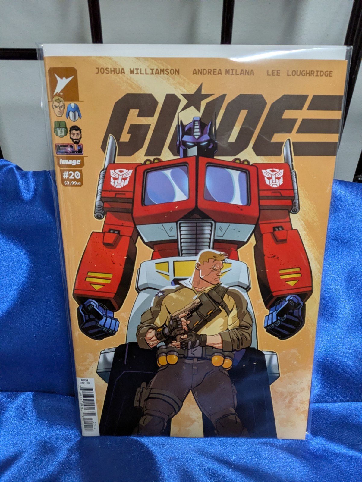 G.I. Joe #20 Tom Reily Regular Cover. We Combine. We Pack Well.