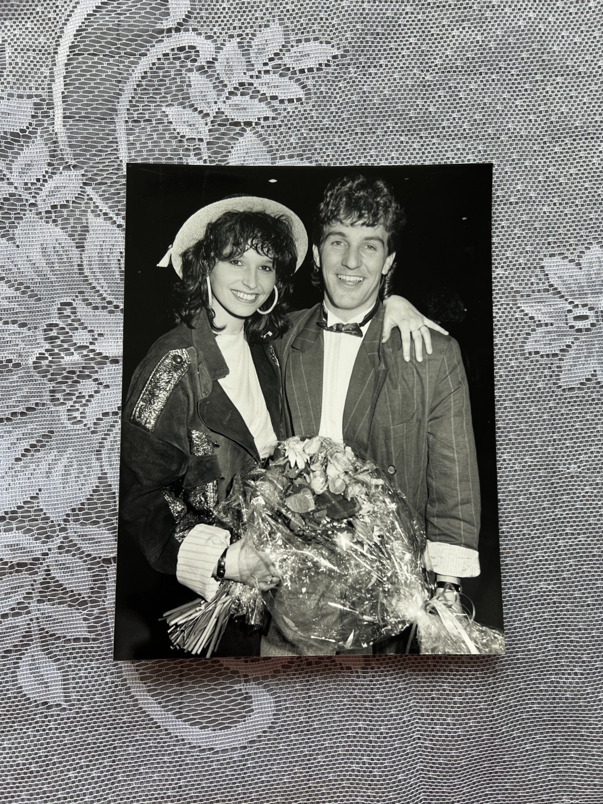 Original Press Photo Press Text Group Wind Grand Prix Eurovision 1985 21×16