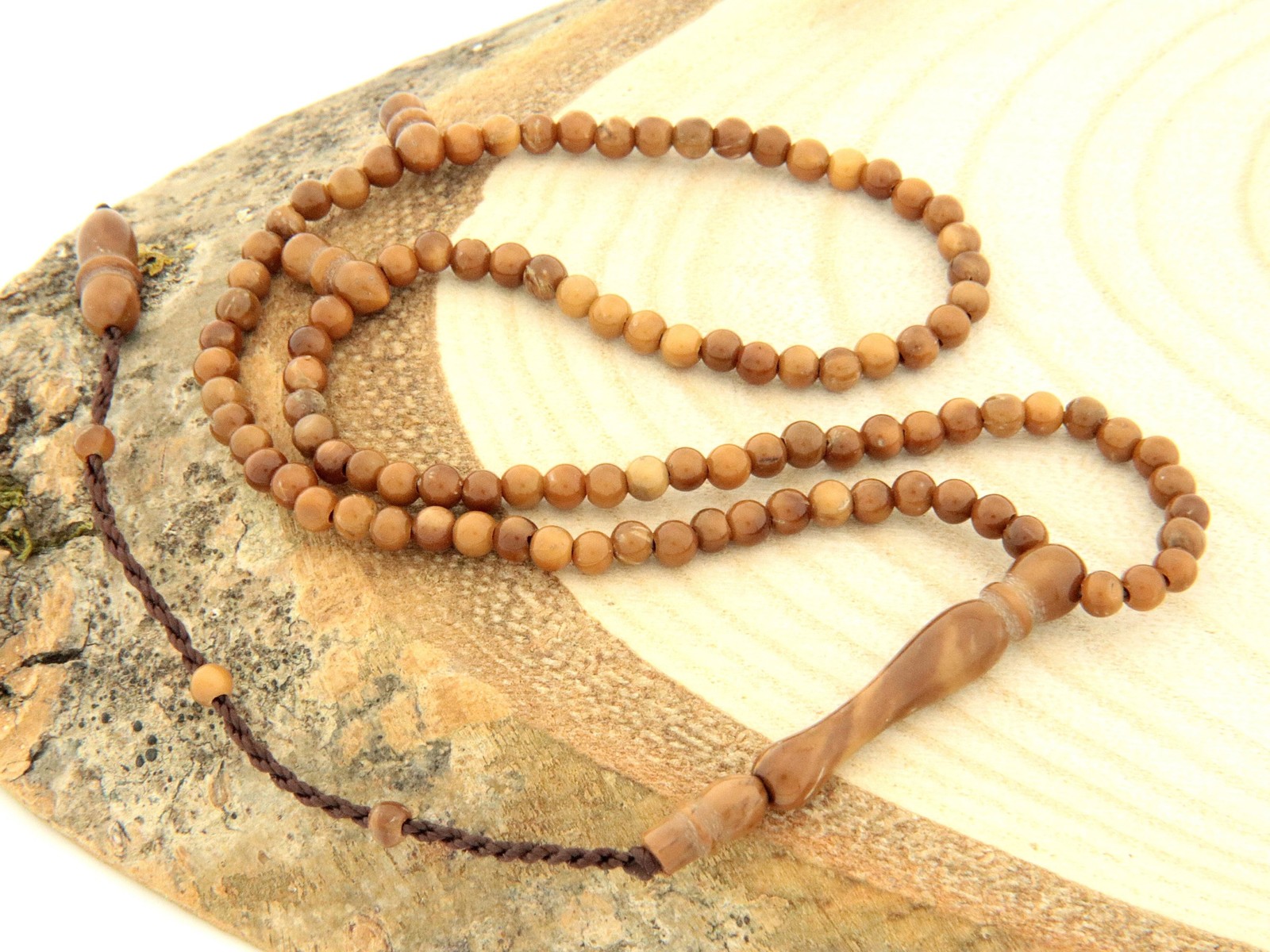Miniature Small Kuka tree Small 99 beads Tasbih, Prayer Beads, Misbaha 201325