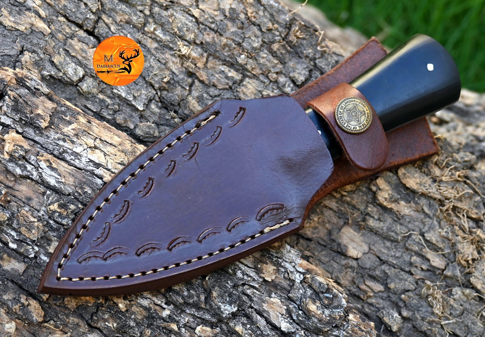 CUSTOM HANDMADE FORGED DAMASCUS STEEL THROWING BOOT KNIFE EDC SURVIVAL KNIFE 870