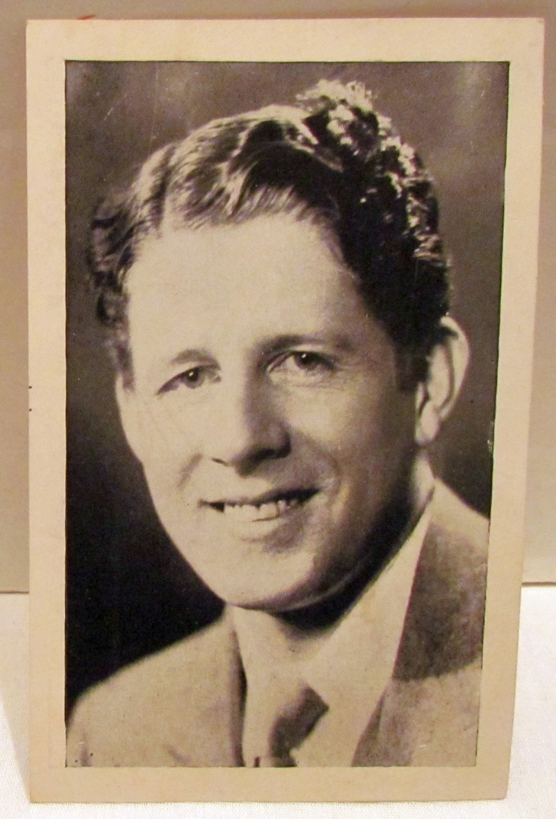 Rudy Vallee Postcard for appearance at the Steel Pier, Atlantic City, New Jersey