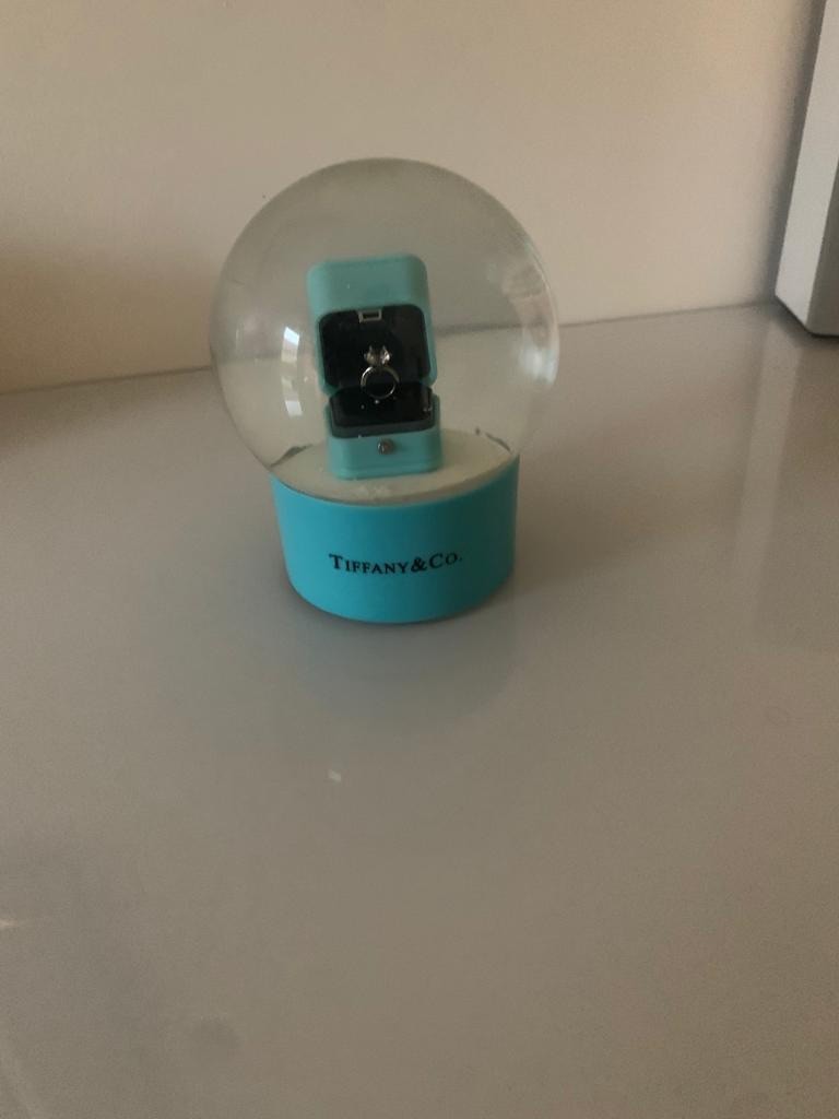 Tiffany & Co Limited Edition snow Globe Ring & Box VIP Gift Christmas Decoration