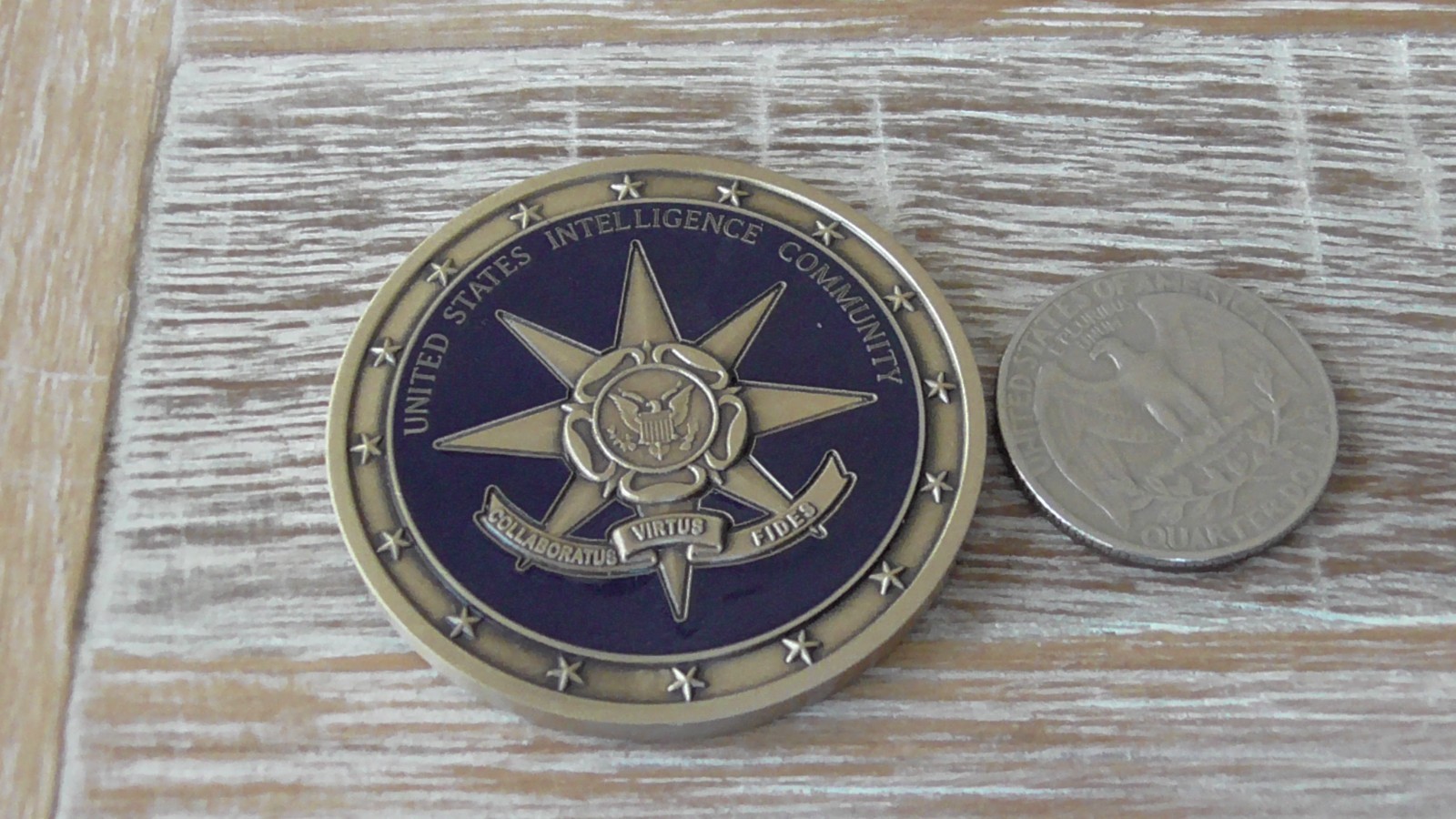 CIA Central Intelligence Agency US Intelligence Community Challenge Coin #D831