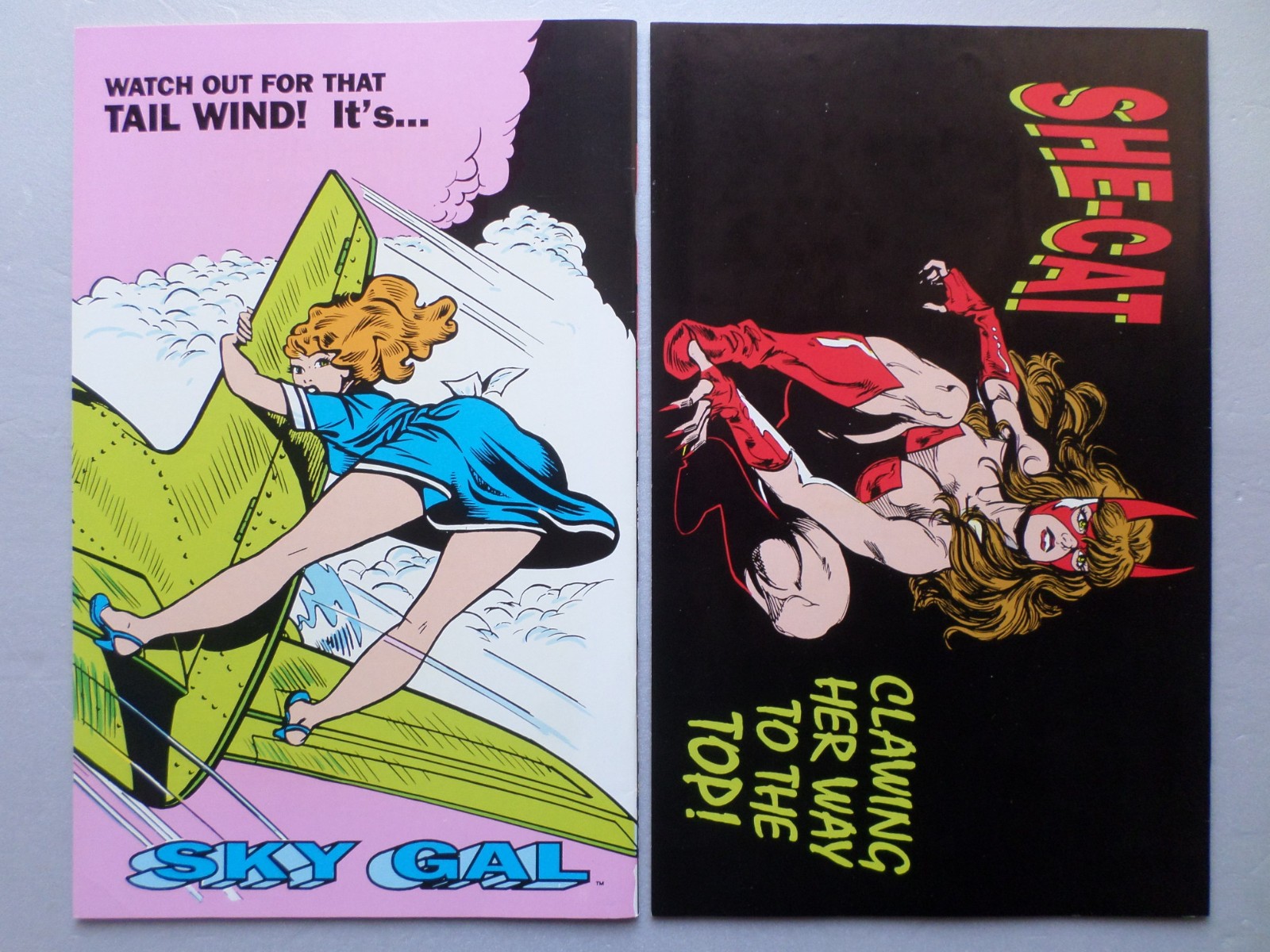 Sky Gal 1-3 …………. 1994 AC set, Matt Baker reprints